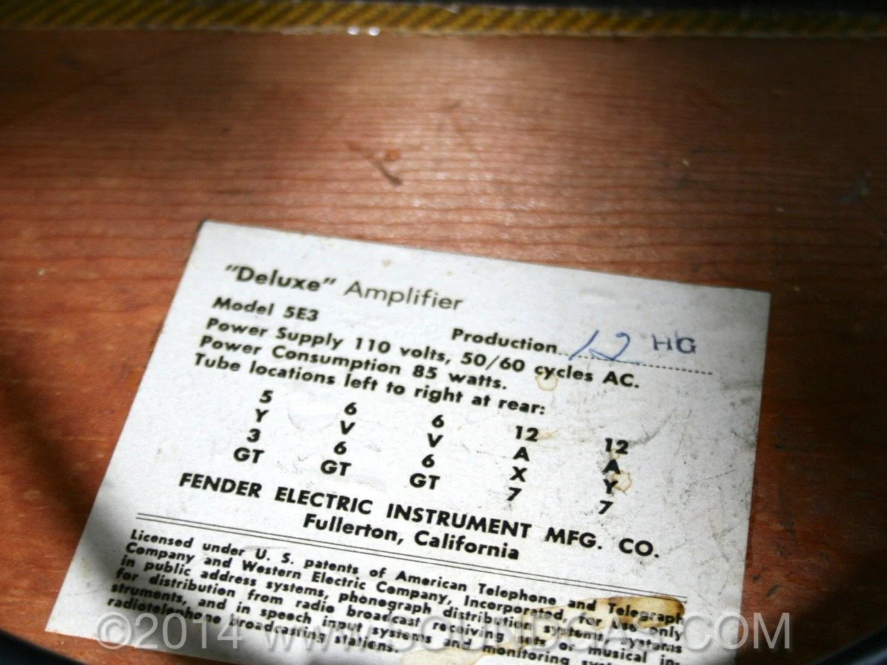 FENDER DELUXE 5E3 TWEED Narrow Panel (1958) - Image 13