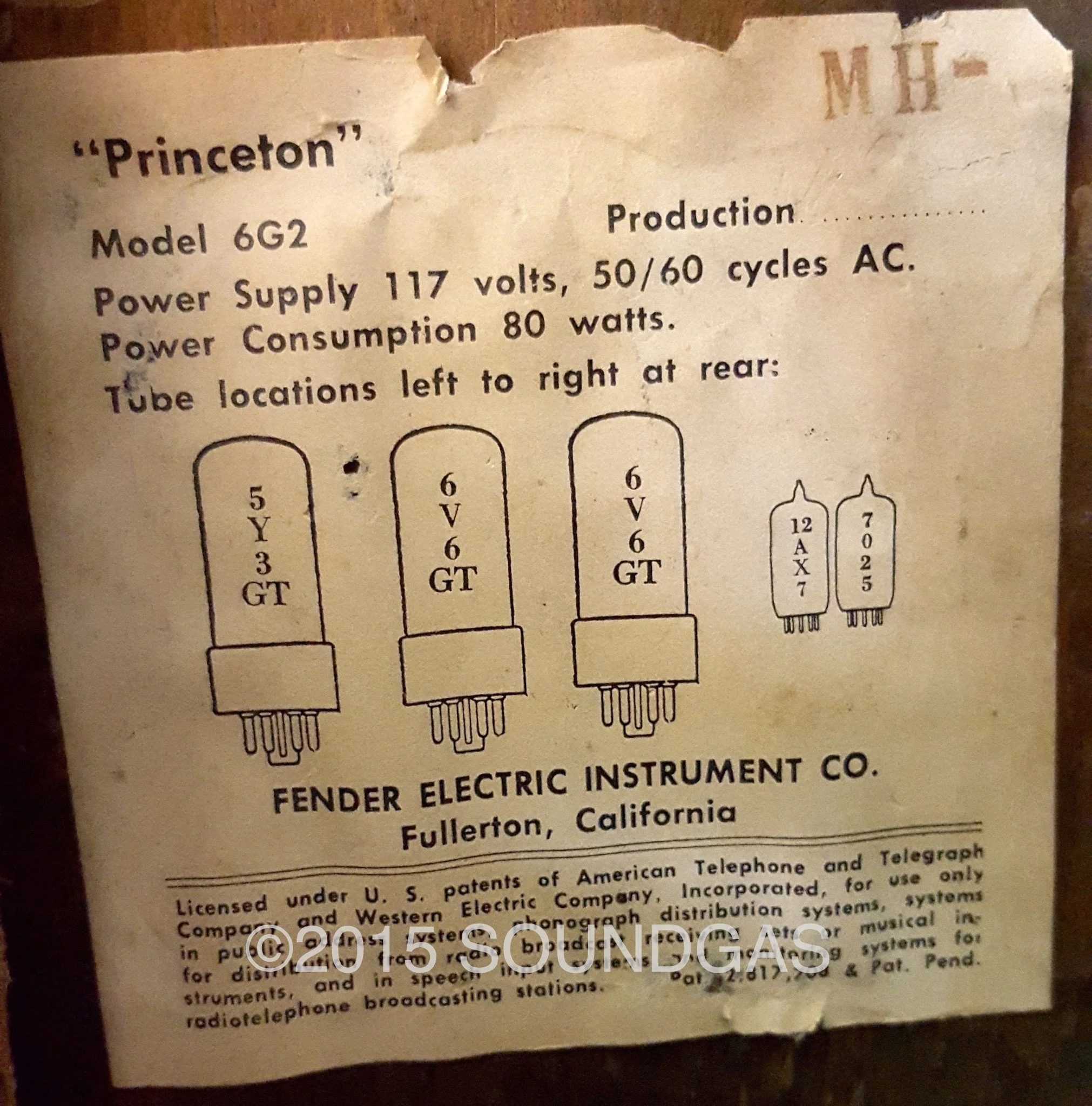 1963 Fender Princeton Brown Panel - Image 6