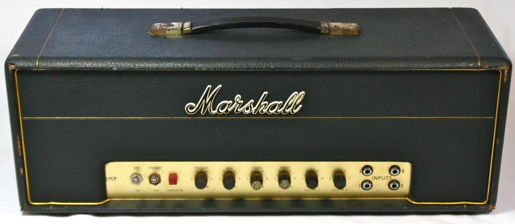 1968 MARSHALL 50w PLEXI BASS HEAD - Image 2
