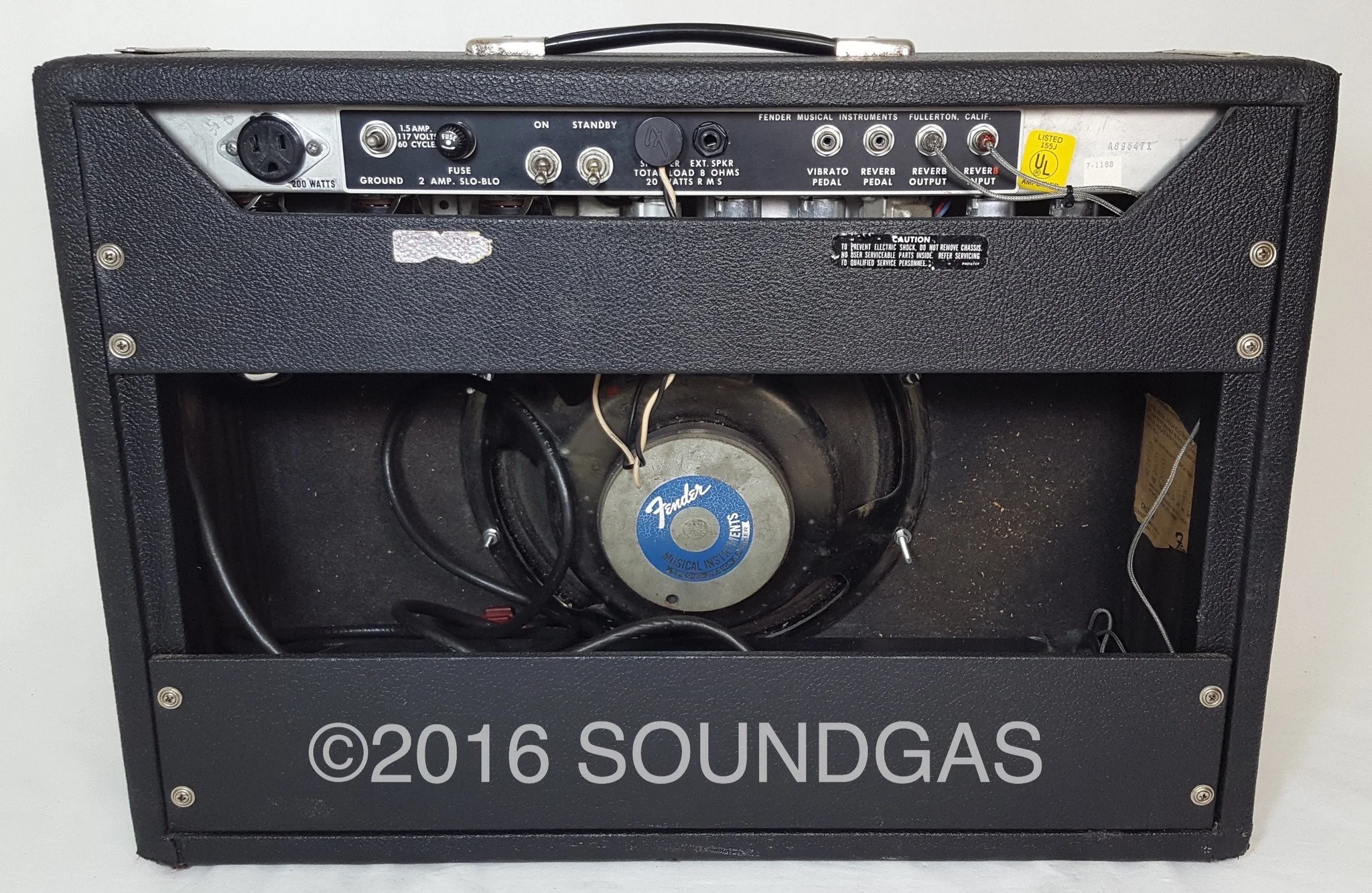FENDER DELUXE REVERB (Blackface Modified) - Image 2