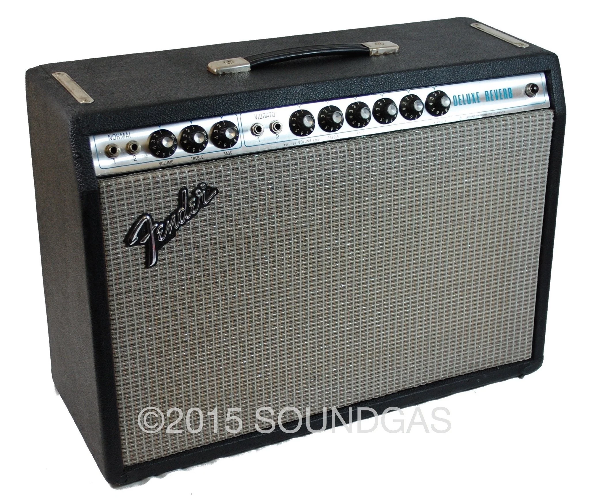 FENDER DELUXE REVERB (Blackface Modified) - Image 7