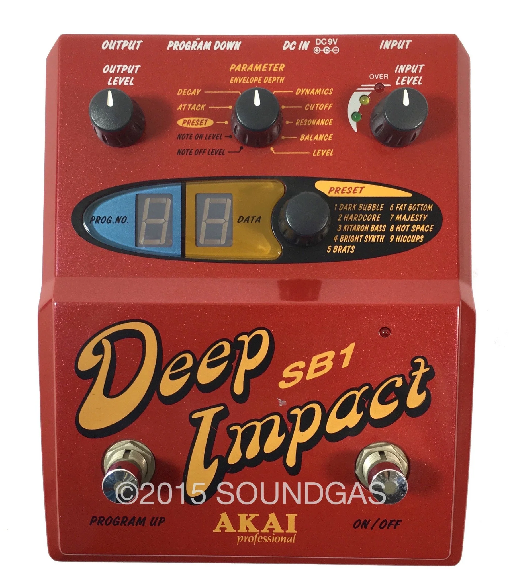 AKAI DEEP IMPACT SB-1 Bass Synthesizer Pedal - Image 3