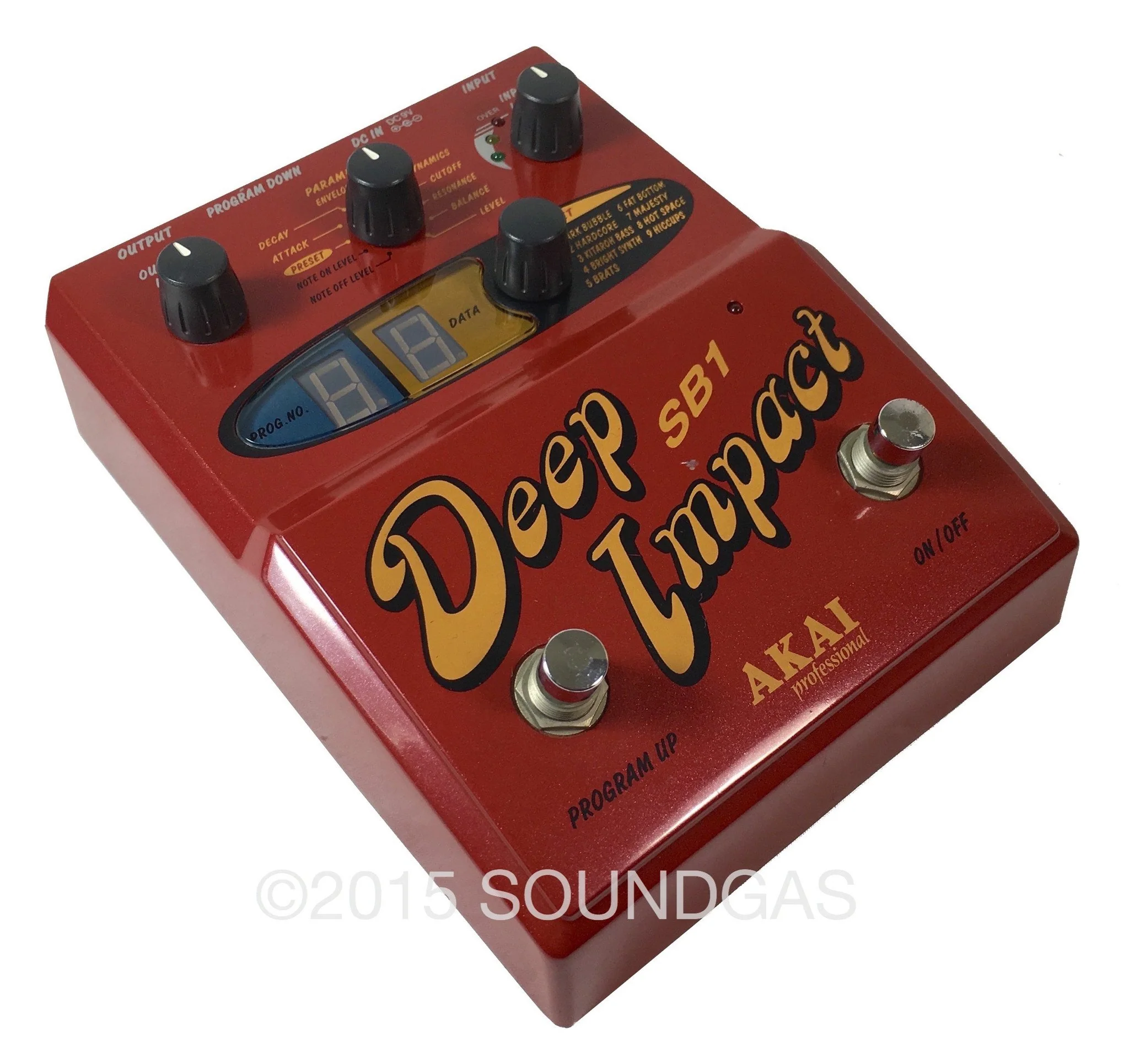 AKAI DEEP IMPACT SB-1 Bass Synthesizer Pedal - Image 4