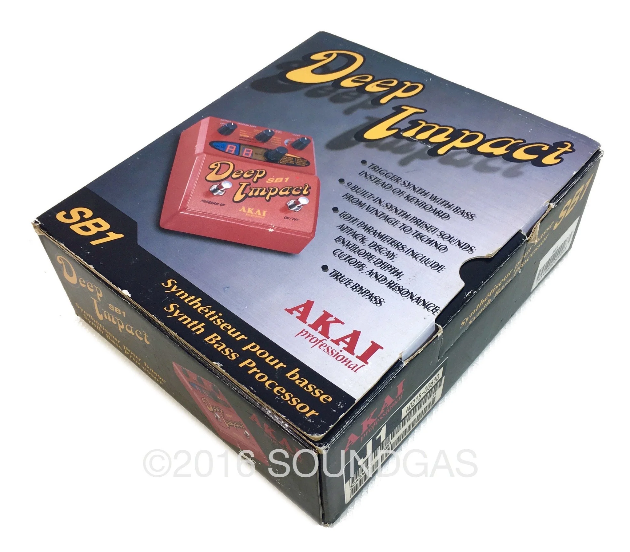 Akai Deep Impact SB-1 Bass Synthesizer Pedal (Boxed) - Image 3