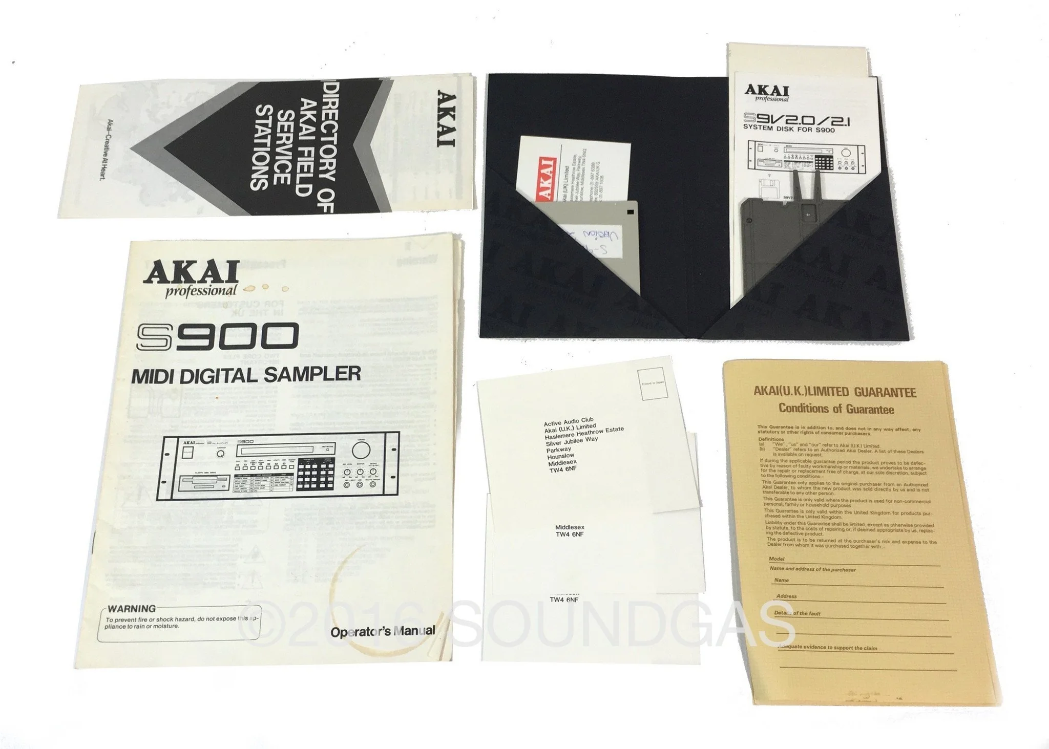 Akai S900 MIDI Digital Sampler - Image 3