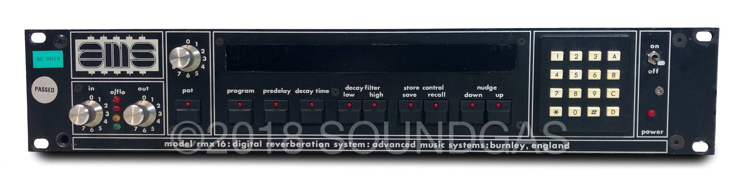 AMS RMX-16 Digital Reverberation System - Image 2