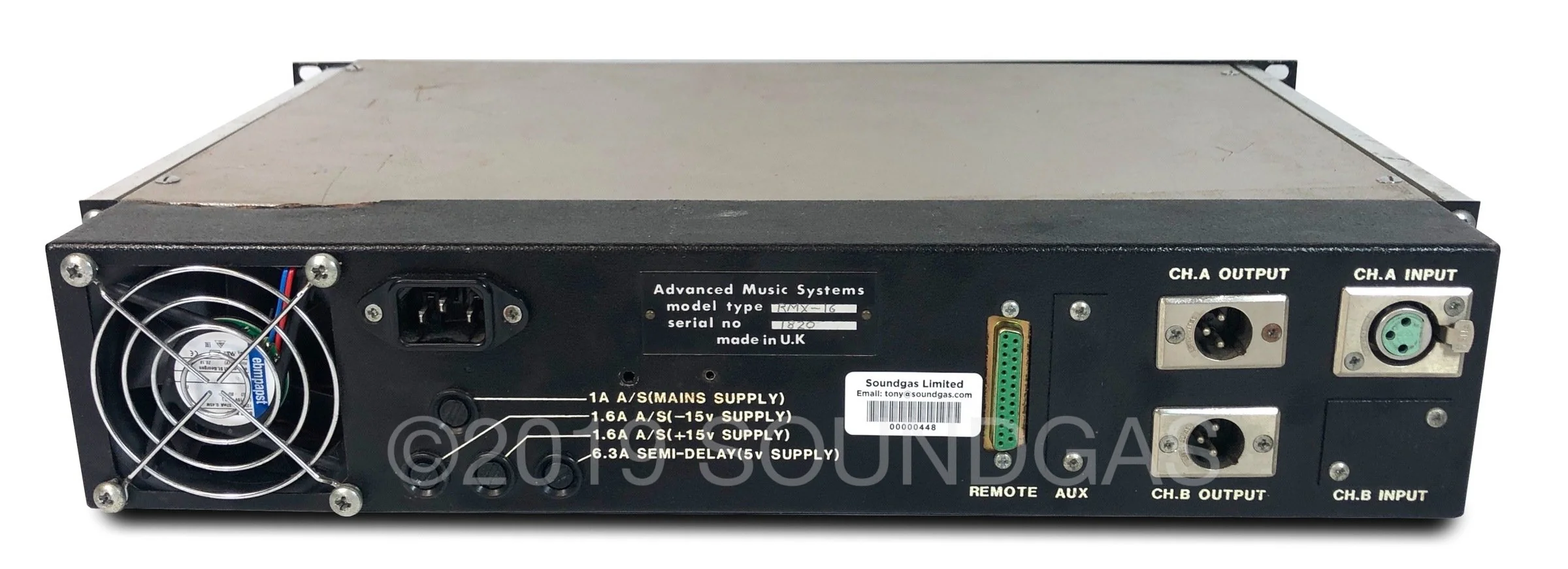 AMS RMX-16 Digital Reverberation System - Image 5