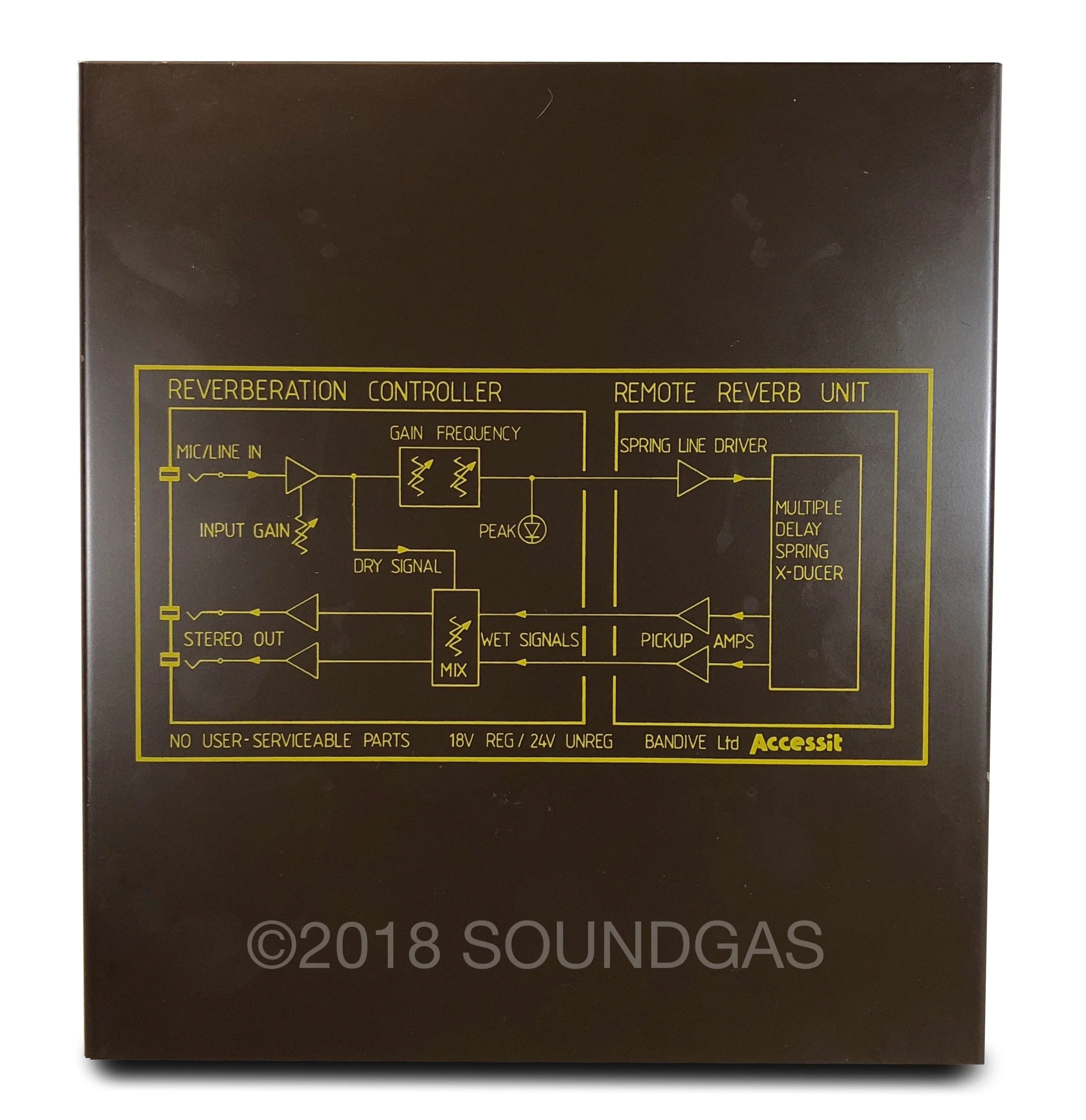 Bandive Accessit Stereo Spring Reverb - Image 5
