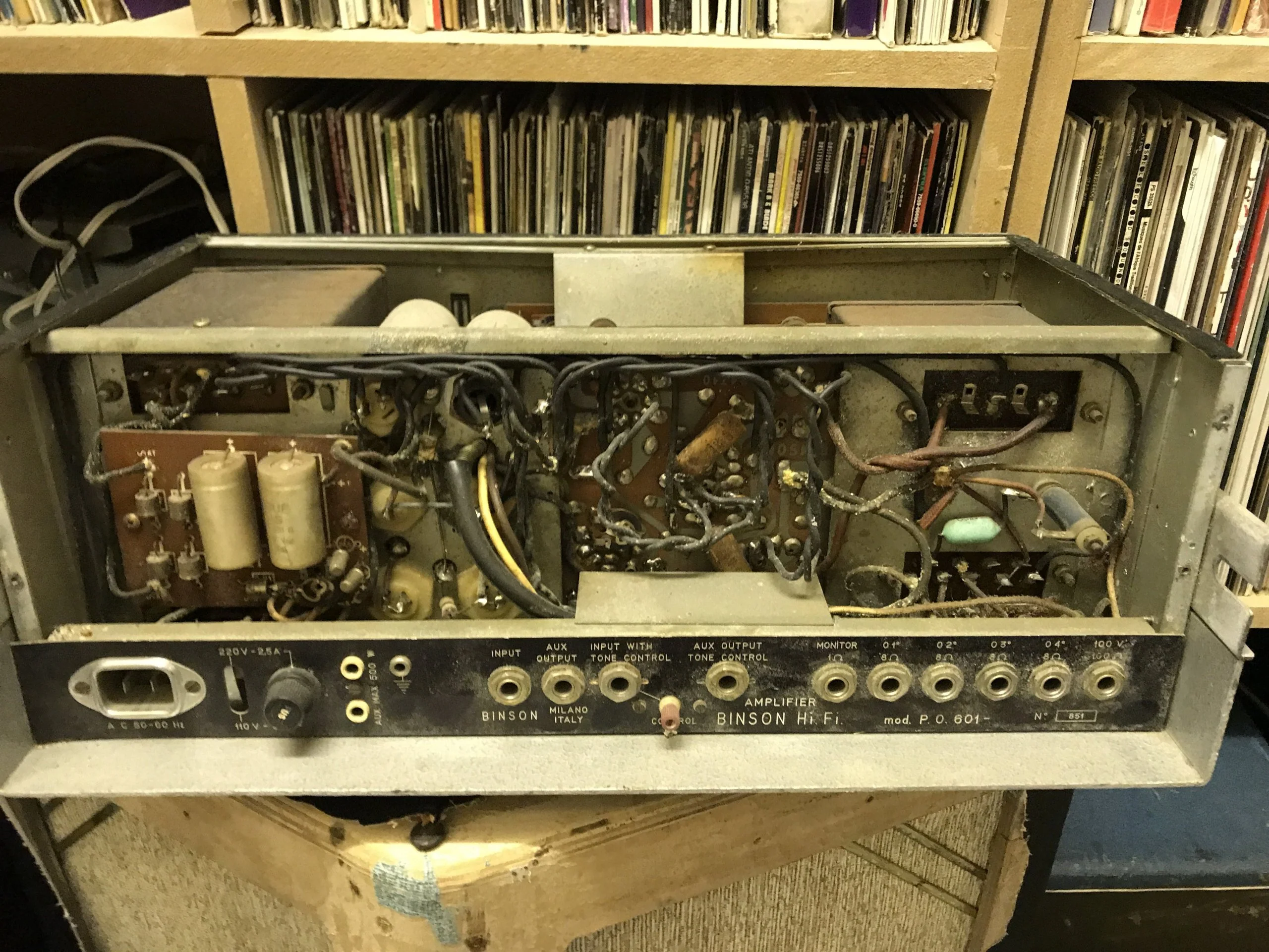 Binson PO-601 100w Valve/Tube Power Amp - not working - Image 3
