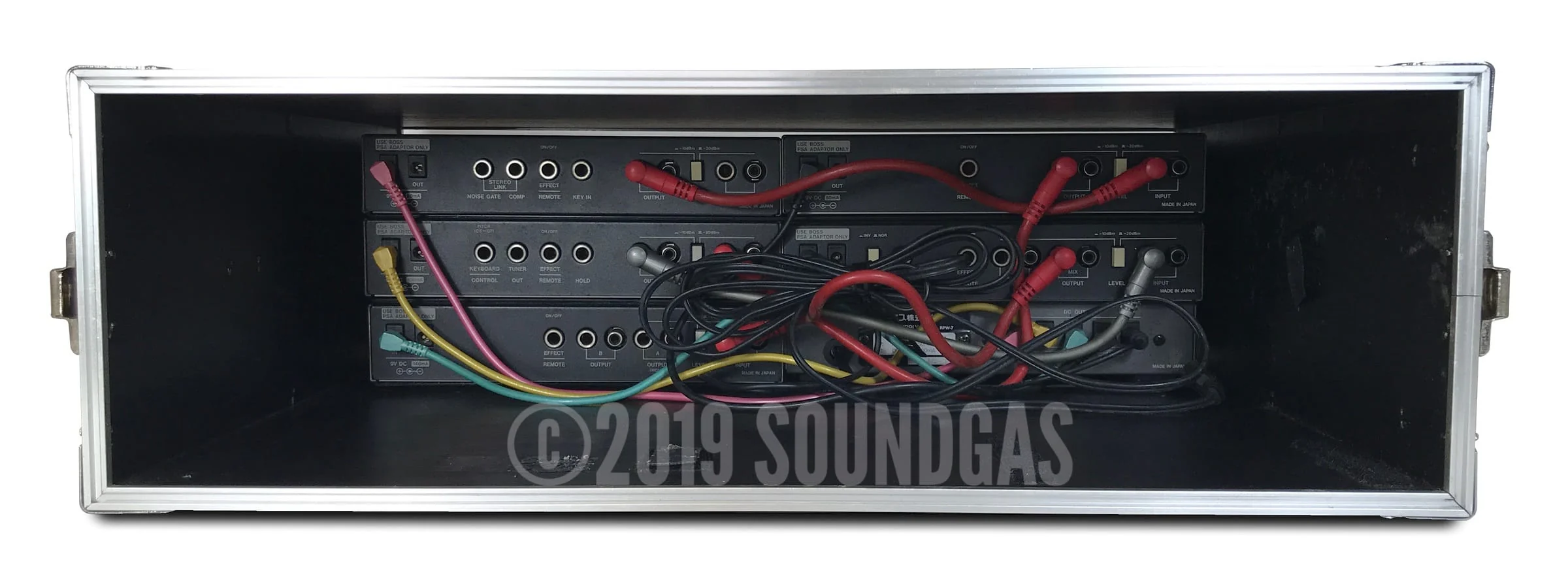 Boss Micro Rack Effects - Delay/ Pitch Shifter/ Reverb/ Compressor/ EQ - Cased Set - Image 5