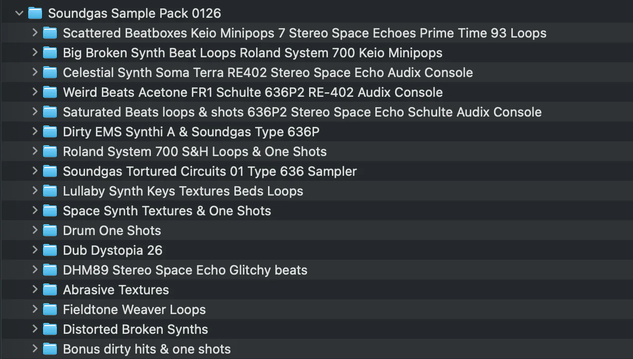 Buy Sample Pack #0126 - Win A Roland RE-201 Space Echo - NOW CLOSED - Image 3