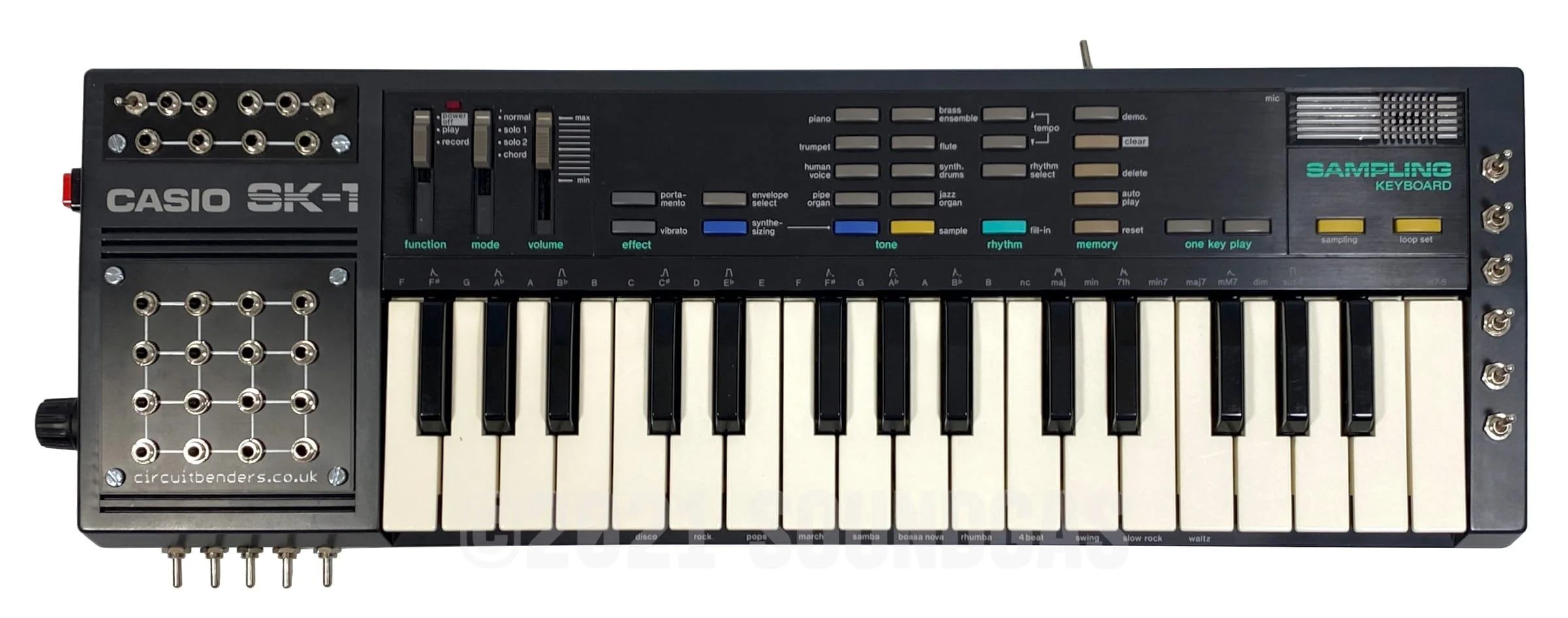 Casio SK-1 Sampling Keyboard Circuitbent - Image 2