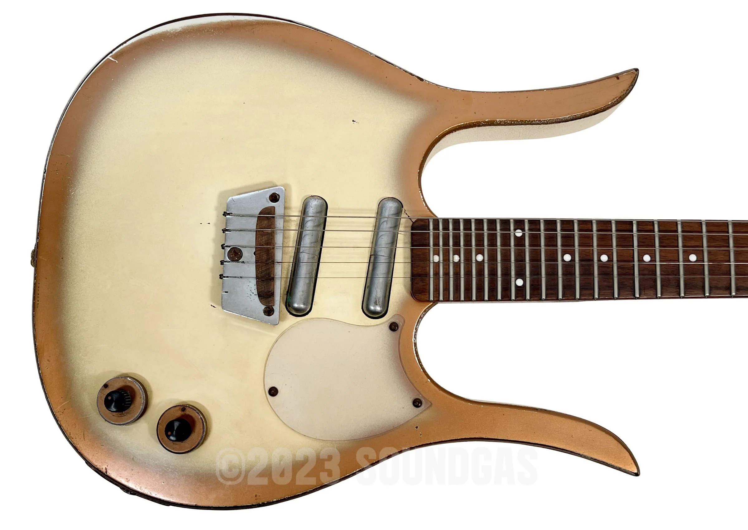 Danelectro Guitarlin Longhorn Guitar - Image 2