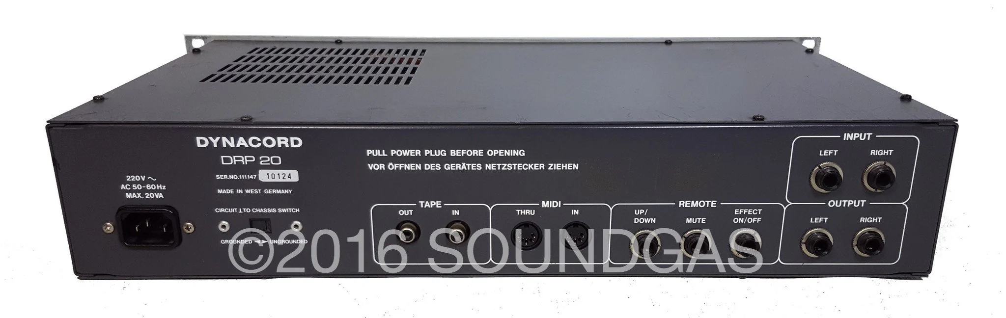 Dynacord DRP 20 Digital Reverb Processor - Image 3