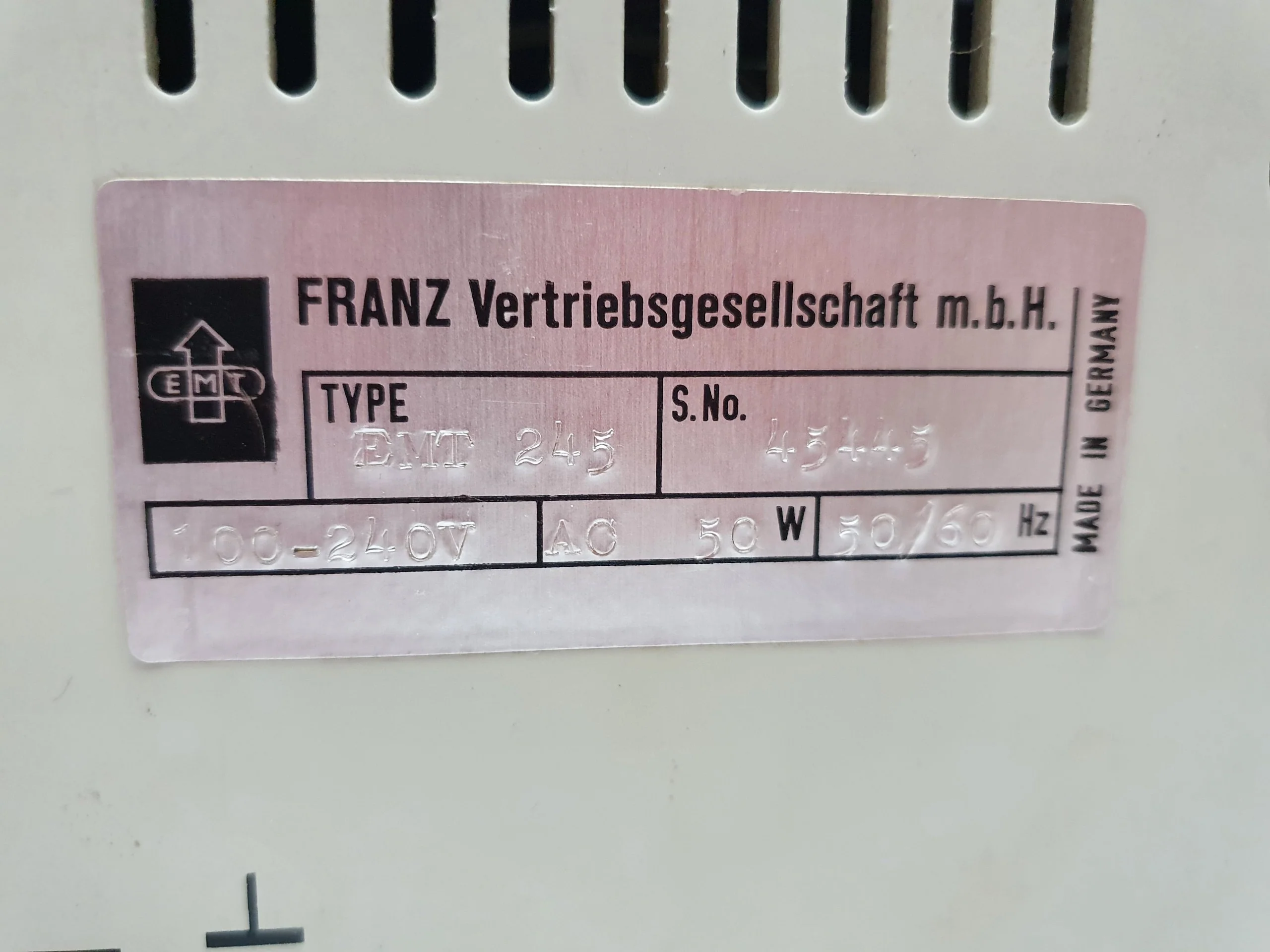 EMT 245 Digital Reverberator - Image 6