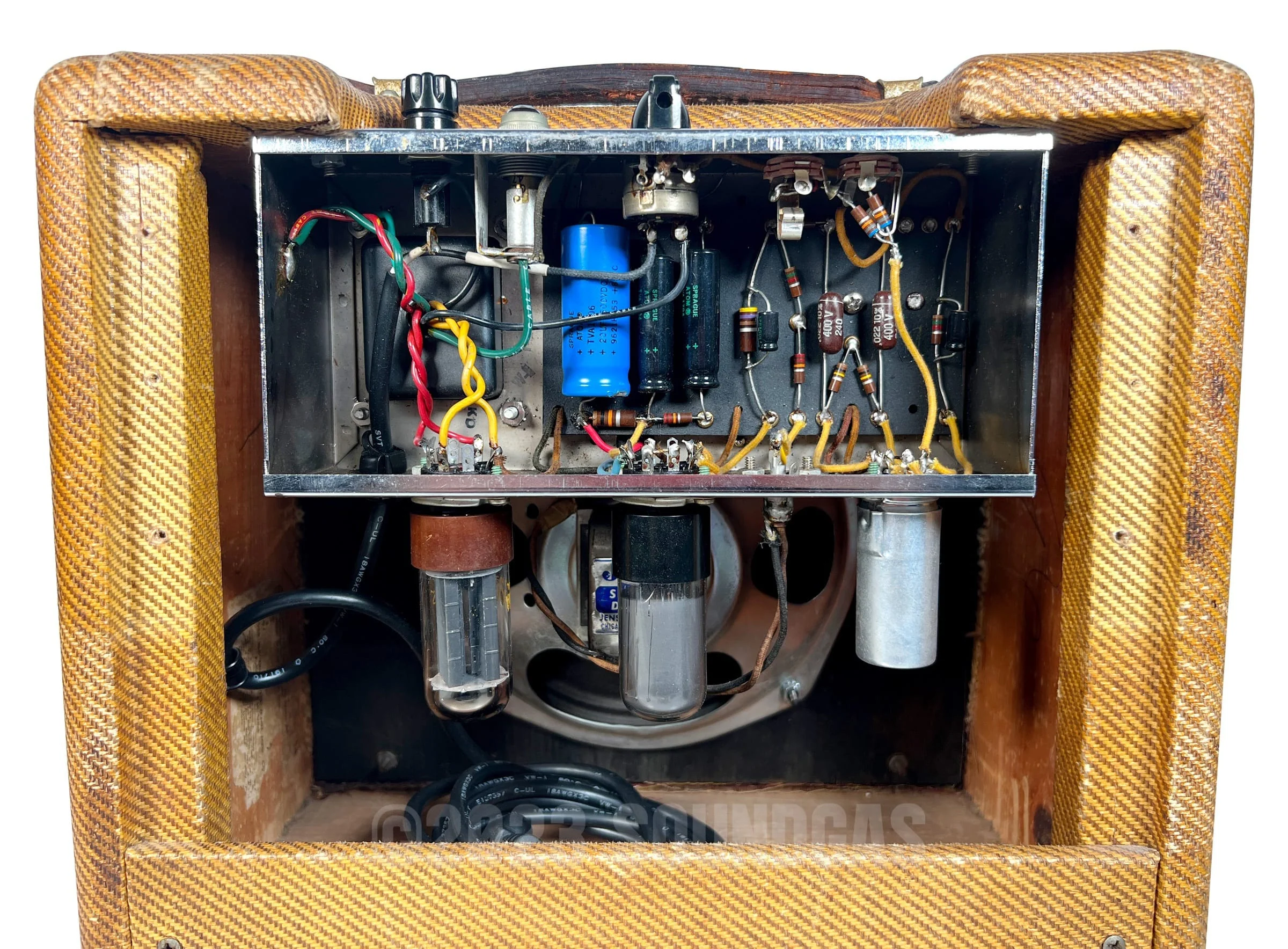 Fender Champ 5F1 1961 Tweed - Image 7