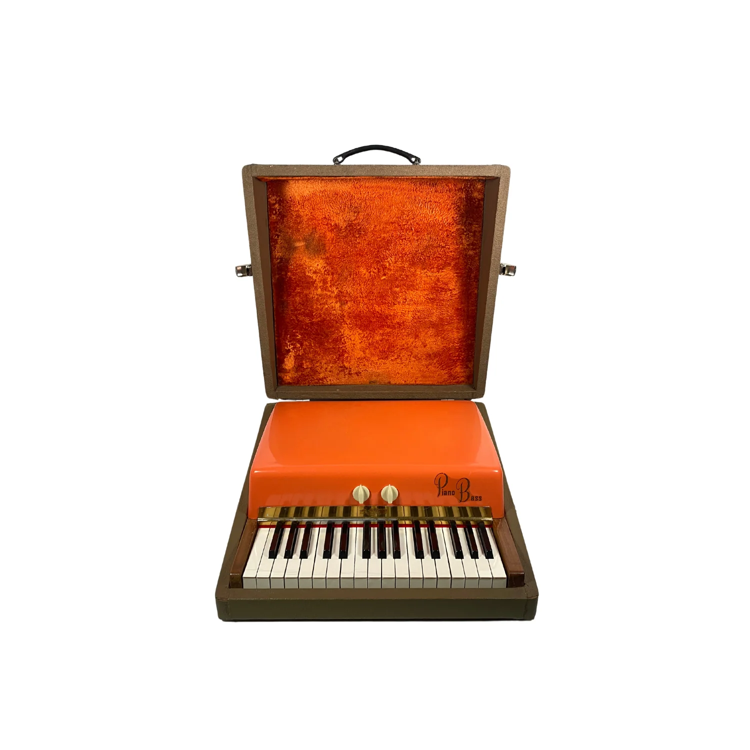 Fender Rhodes Piano Bass Fiesta Red 1960 - SN 1960PB01