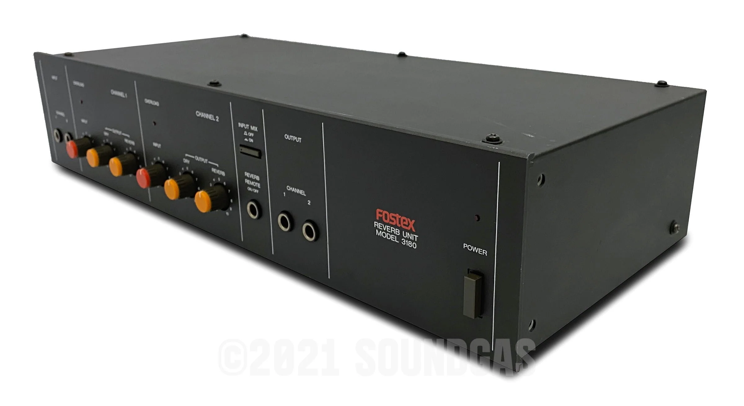 Fostex Model 3180 2-Channel Reverb - Image 4