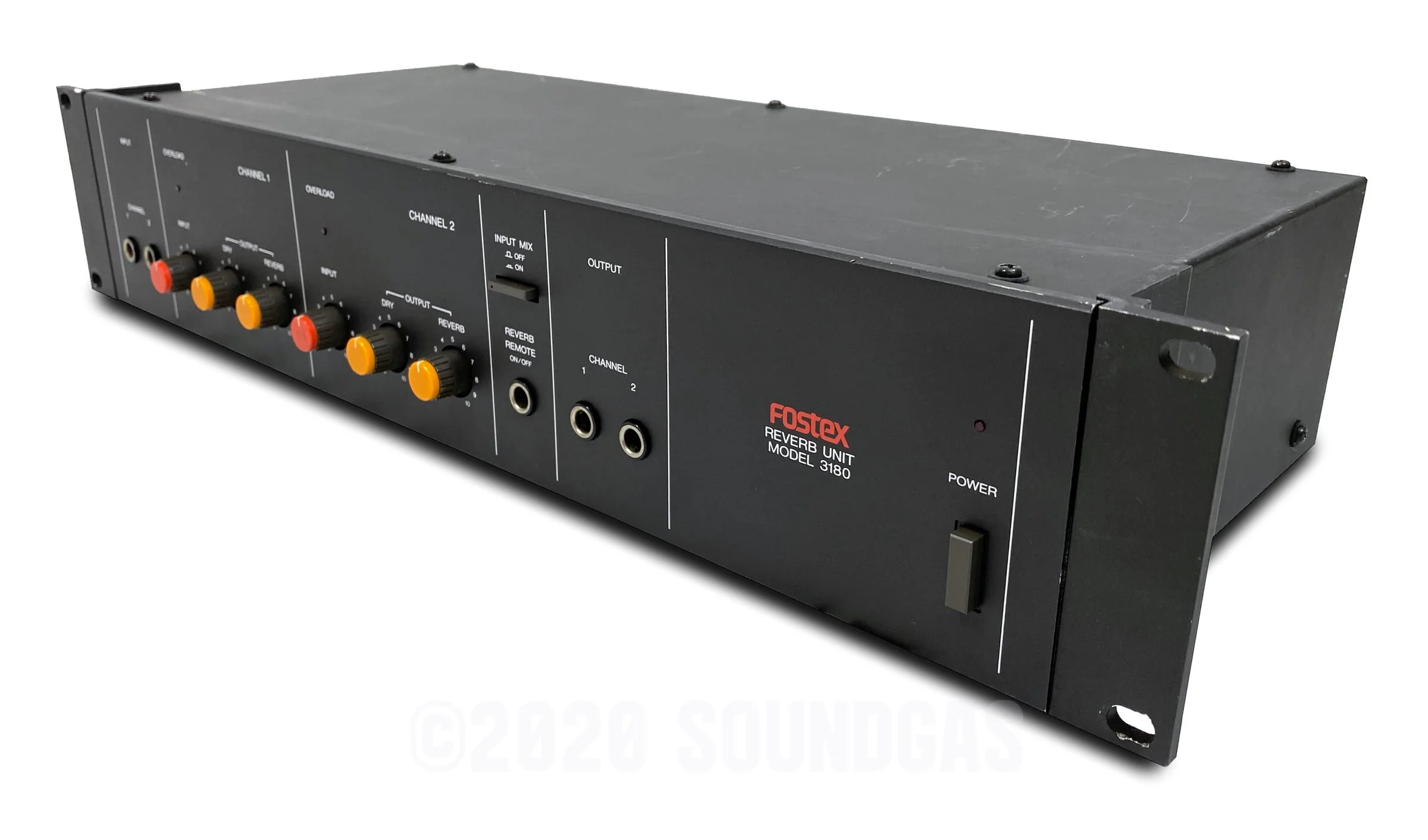 Fostex Model 3180 2-Channel Reverb - Image 3