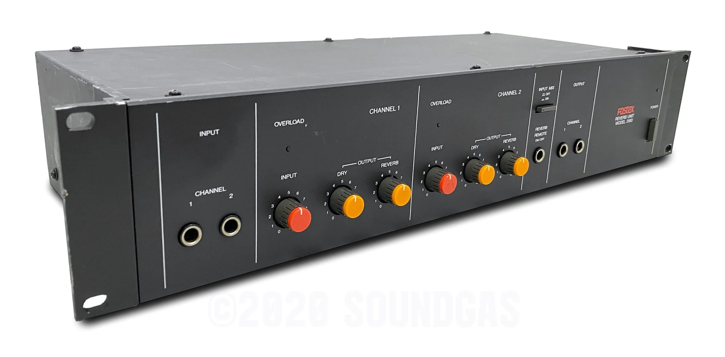 Fostex Model 3180 2-Channel Reverb - Image 4