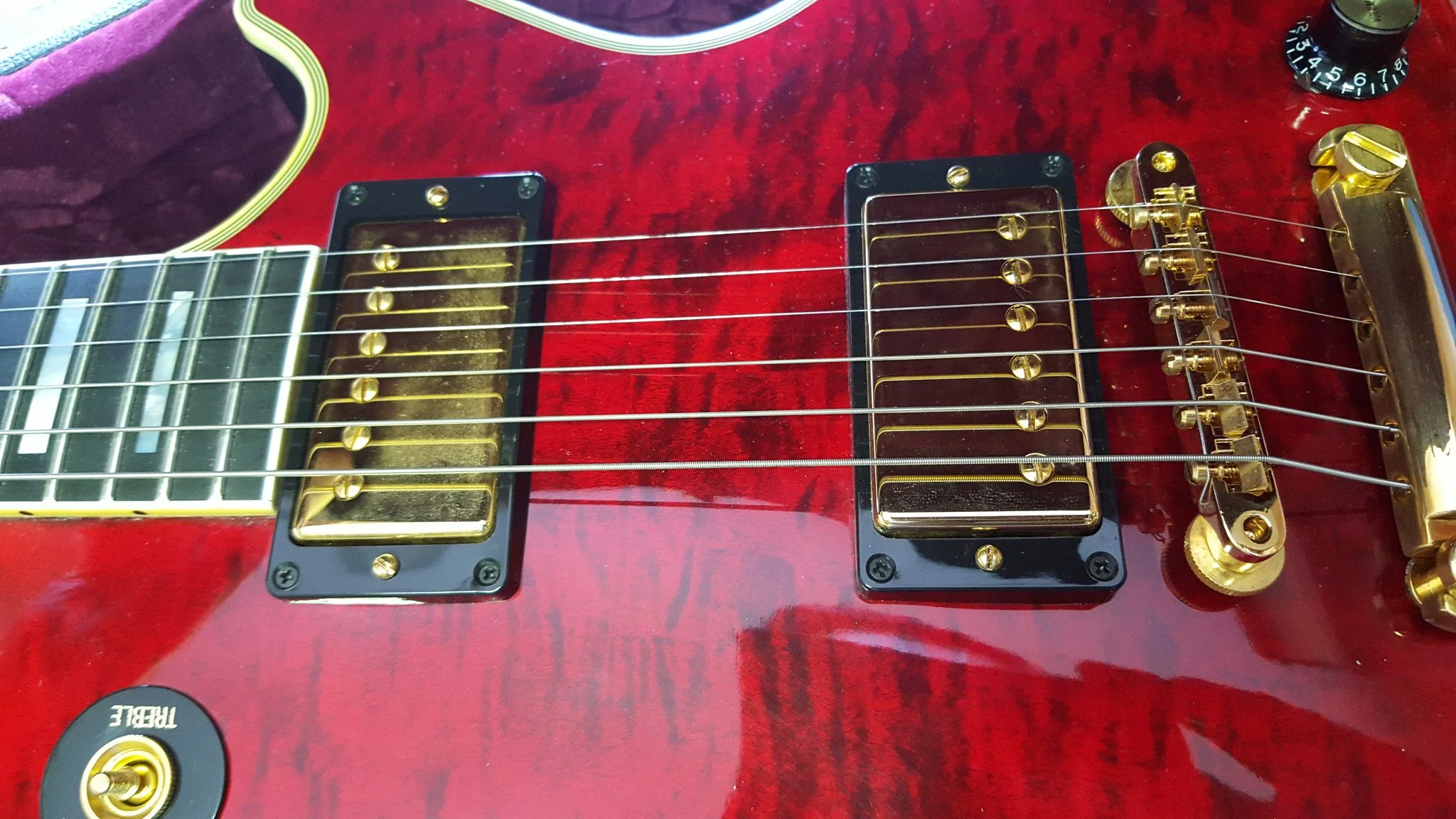 2008 GIBSON LES PAUL CUSTOM '68 CHERRY Mint/Unplayed - Image 17
