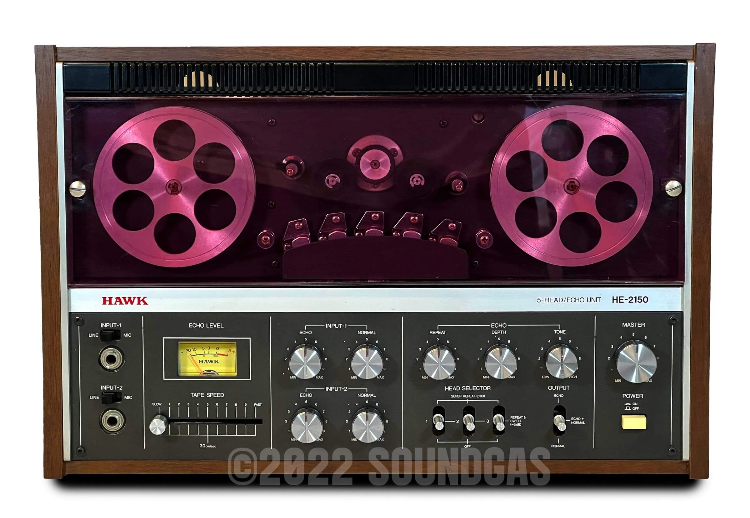 Hawk HE-2150A Open Reel Tape Echo - Image 2