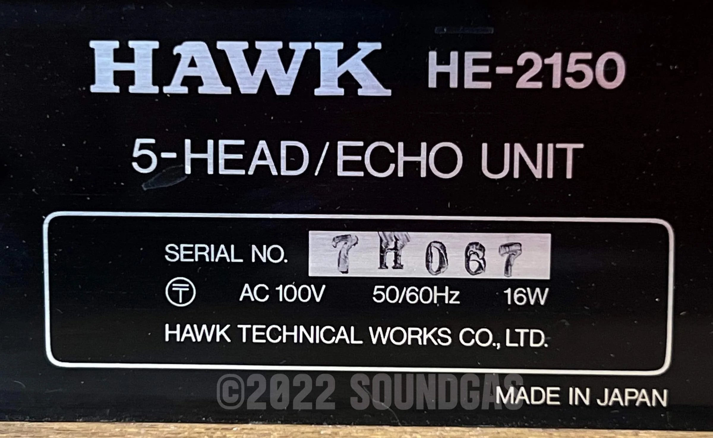 Hawk HE-2150A Open Reel Tape Echo - Image 7