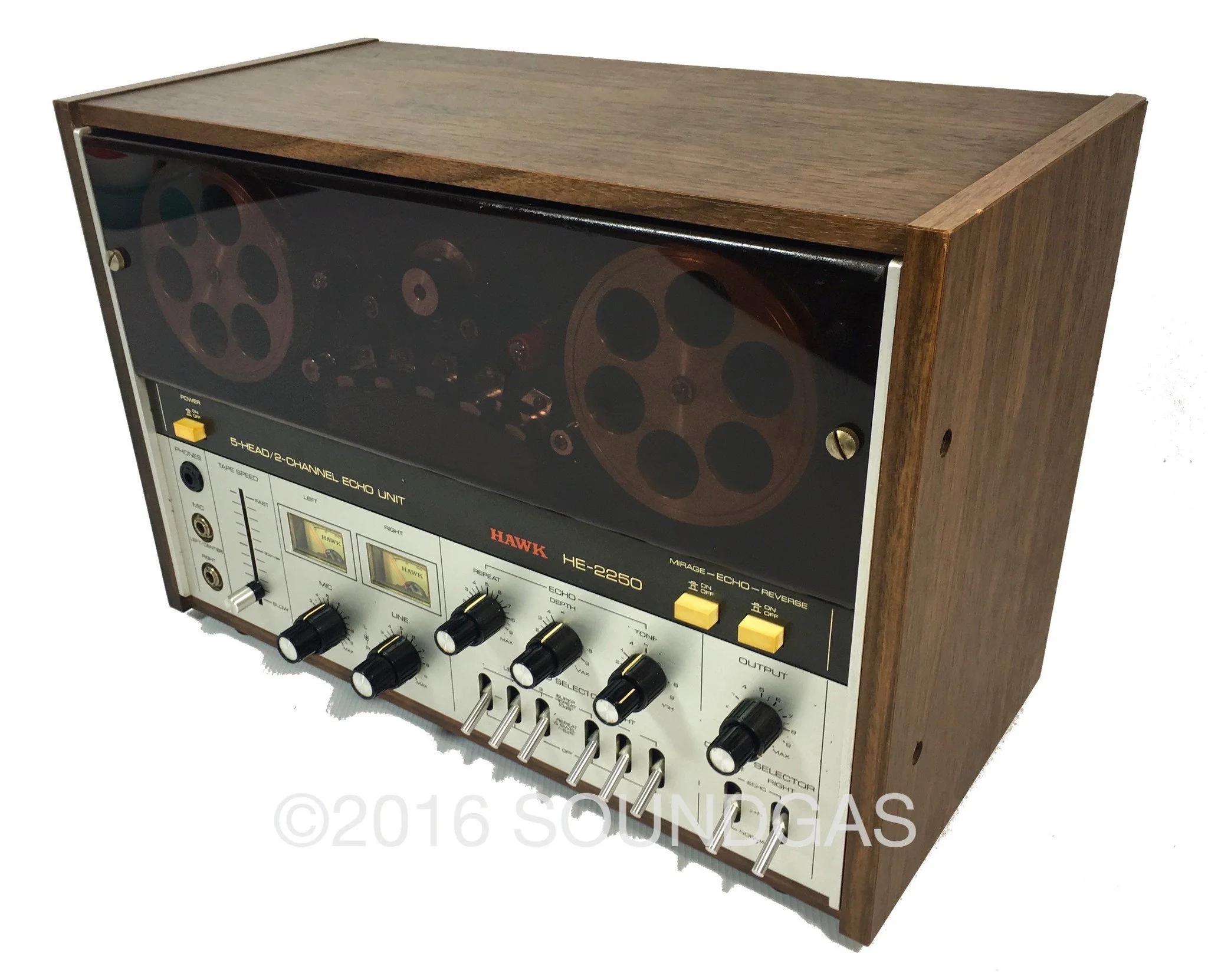Hawk HE-2250 5-Head/2-Channel Echo Unit - Image 4