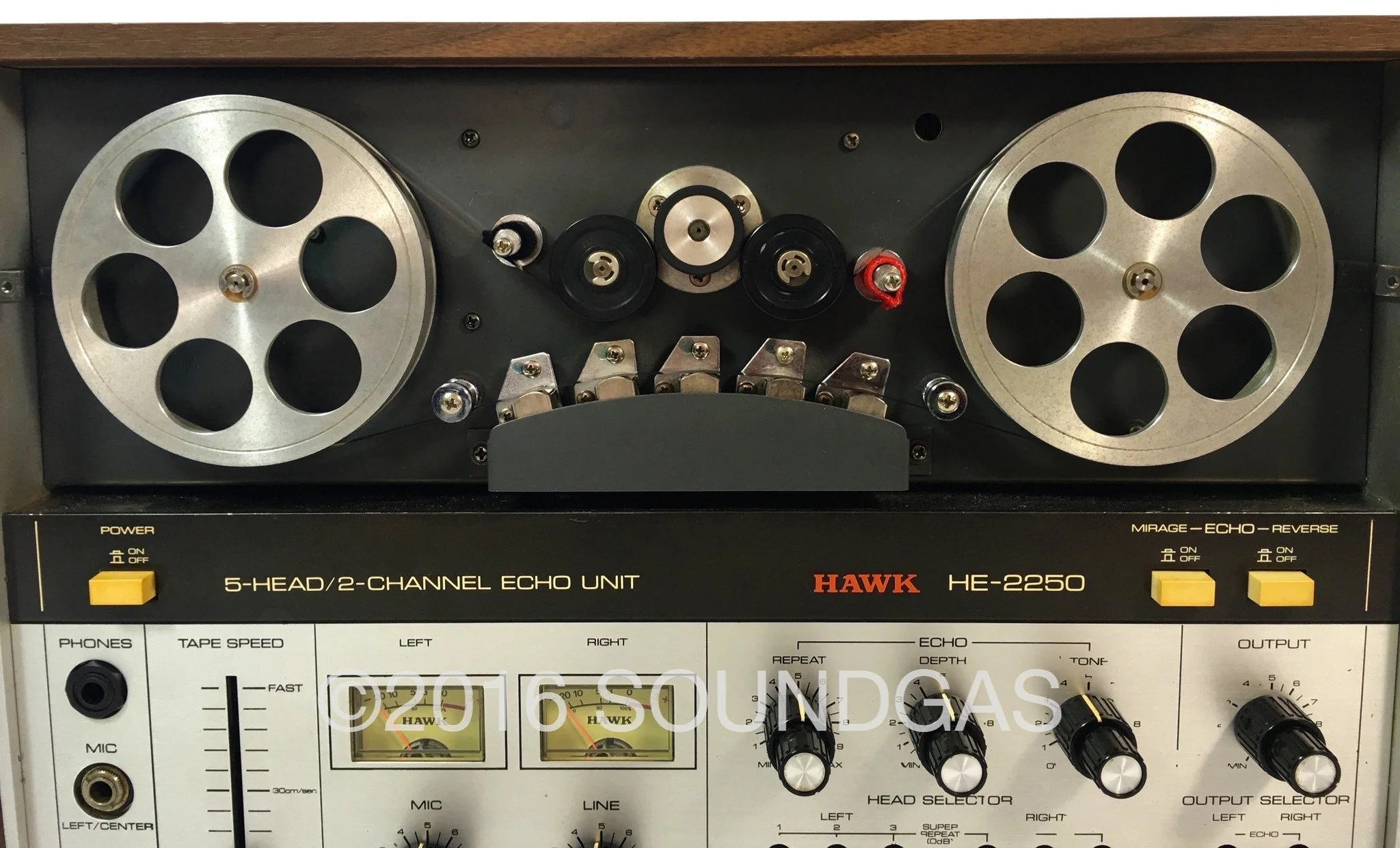 Hawk HE-2250 5-Head/2-Channel Echo Unit - Image 8