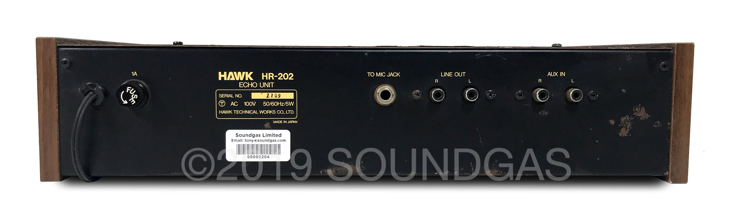 Hawk HR-202 Echo Unit - Spring Reverb - Image 5