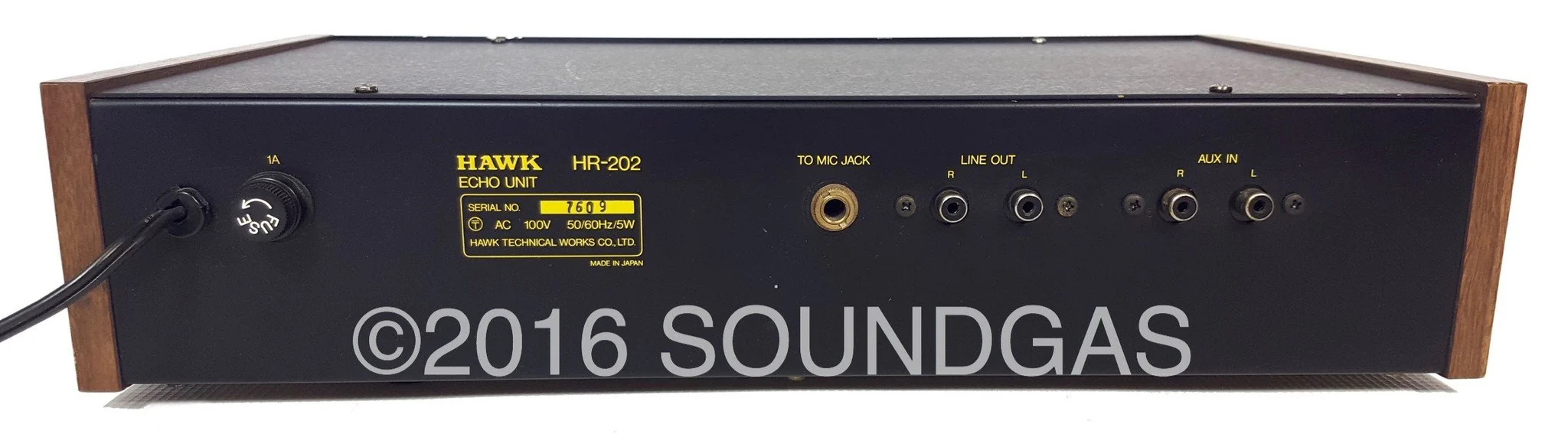Hawk HR-202 Echo Unit - Spring Reverb - Image 5