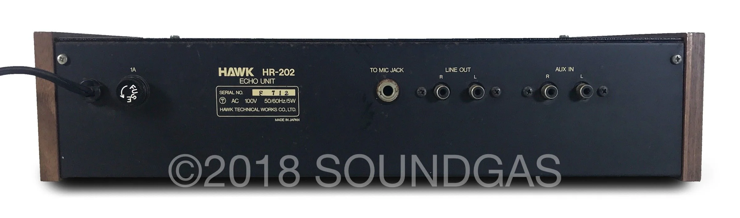 Hawk HR-202 Echo Unit - Spring Reverb - Image 5