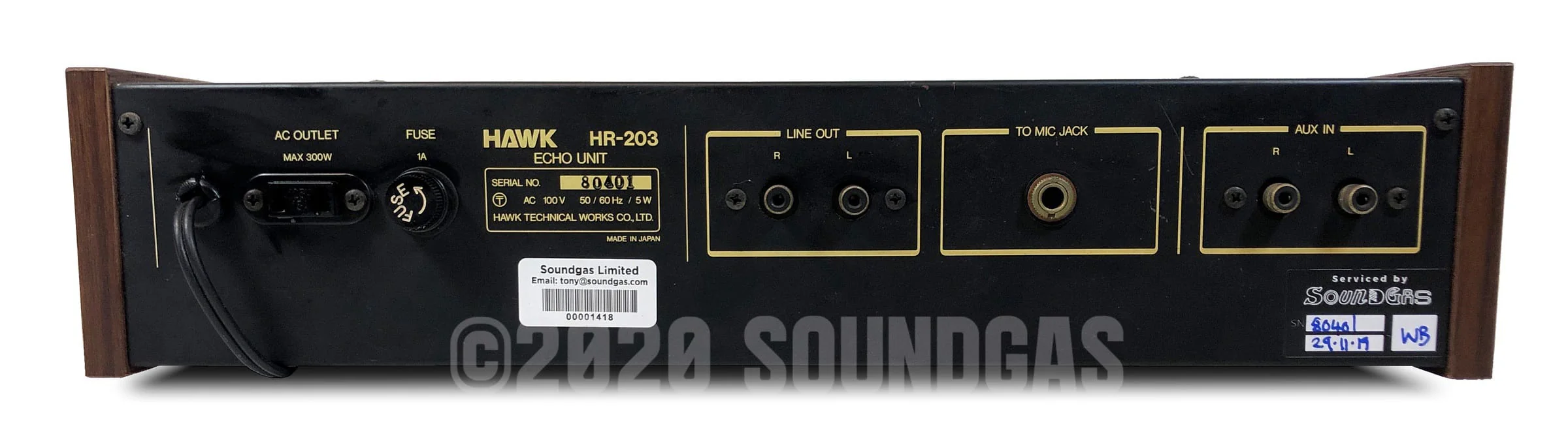 Hawk HR-203 - Spring Reverb - Image 5