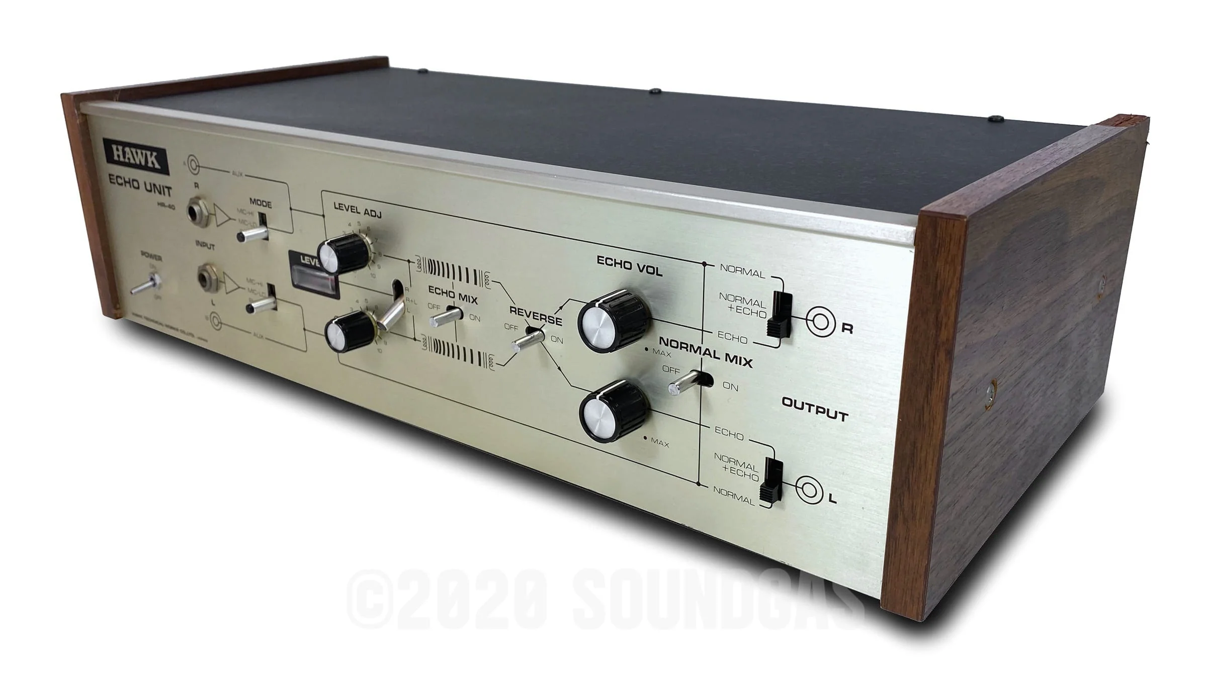 Hawk HR-40 Stereo Spring Reverb - Image 3
