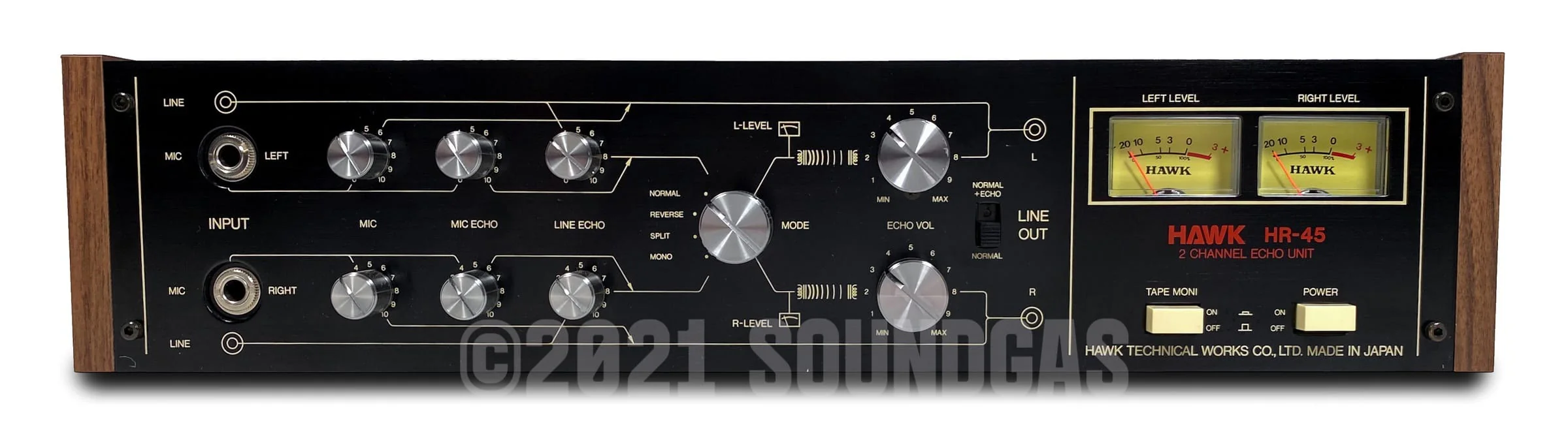 Hawk HR-45 Stereo Spring Reverb - Image 2