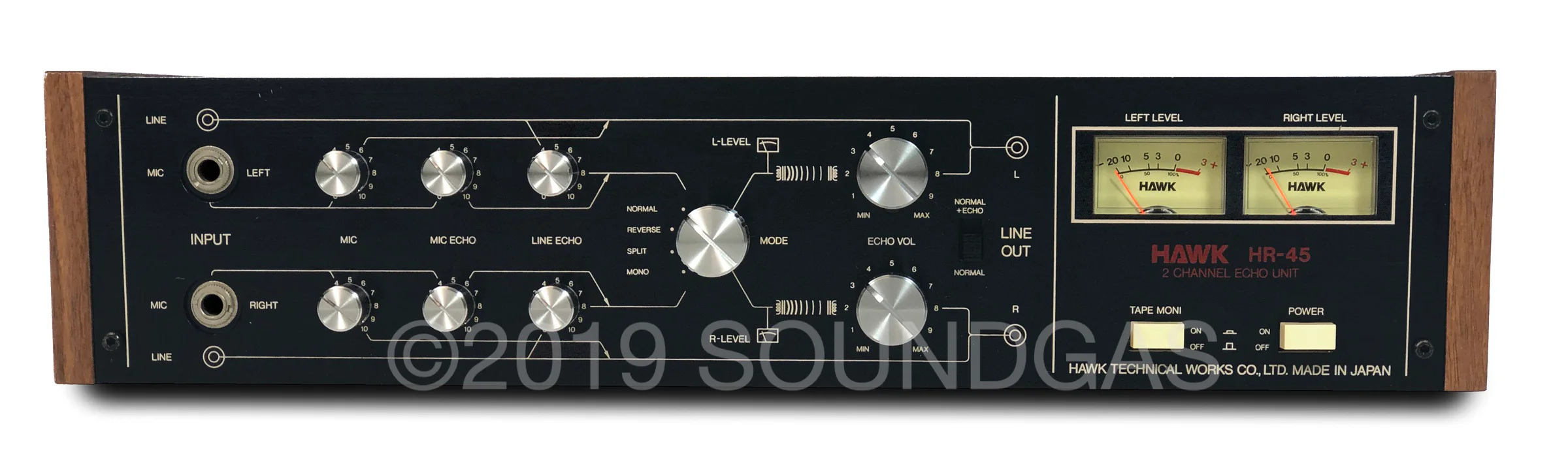 Hawk HR-45 Stereo Spring Reverb - Image 2