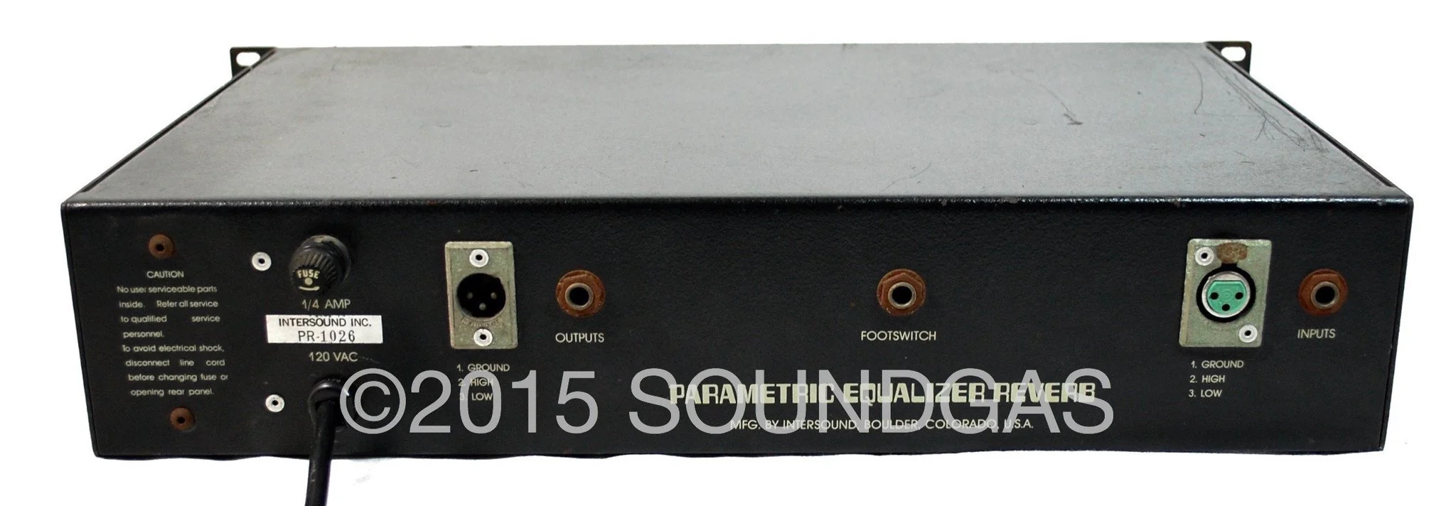INTERSOUND PRV-1 spring reverb + eq & pre-amp - Image 5