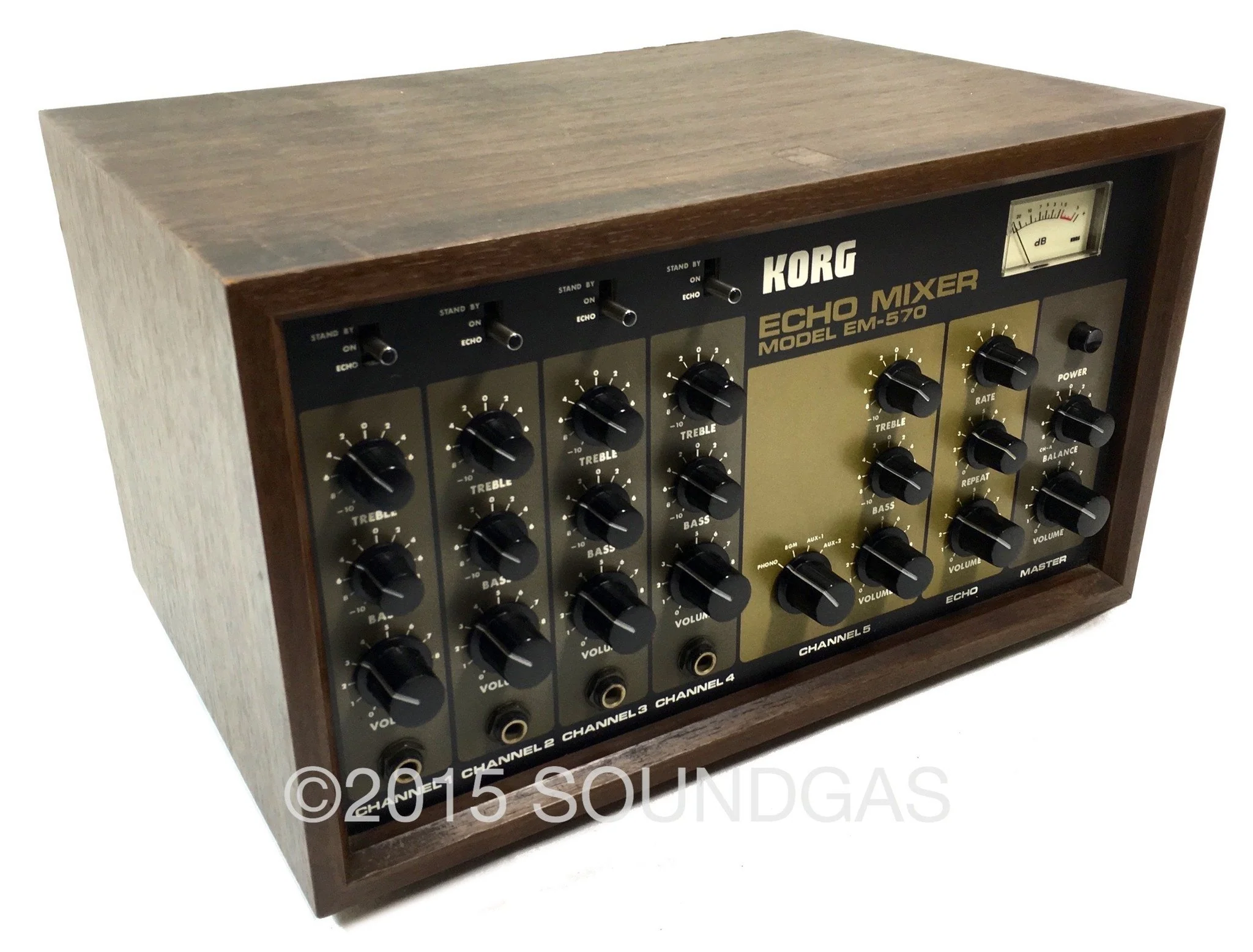 Korg EM-570 Echo Mixer (MN3005 Delay) - Image 5