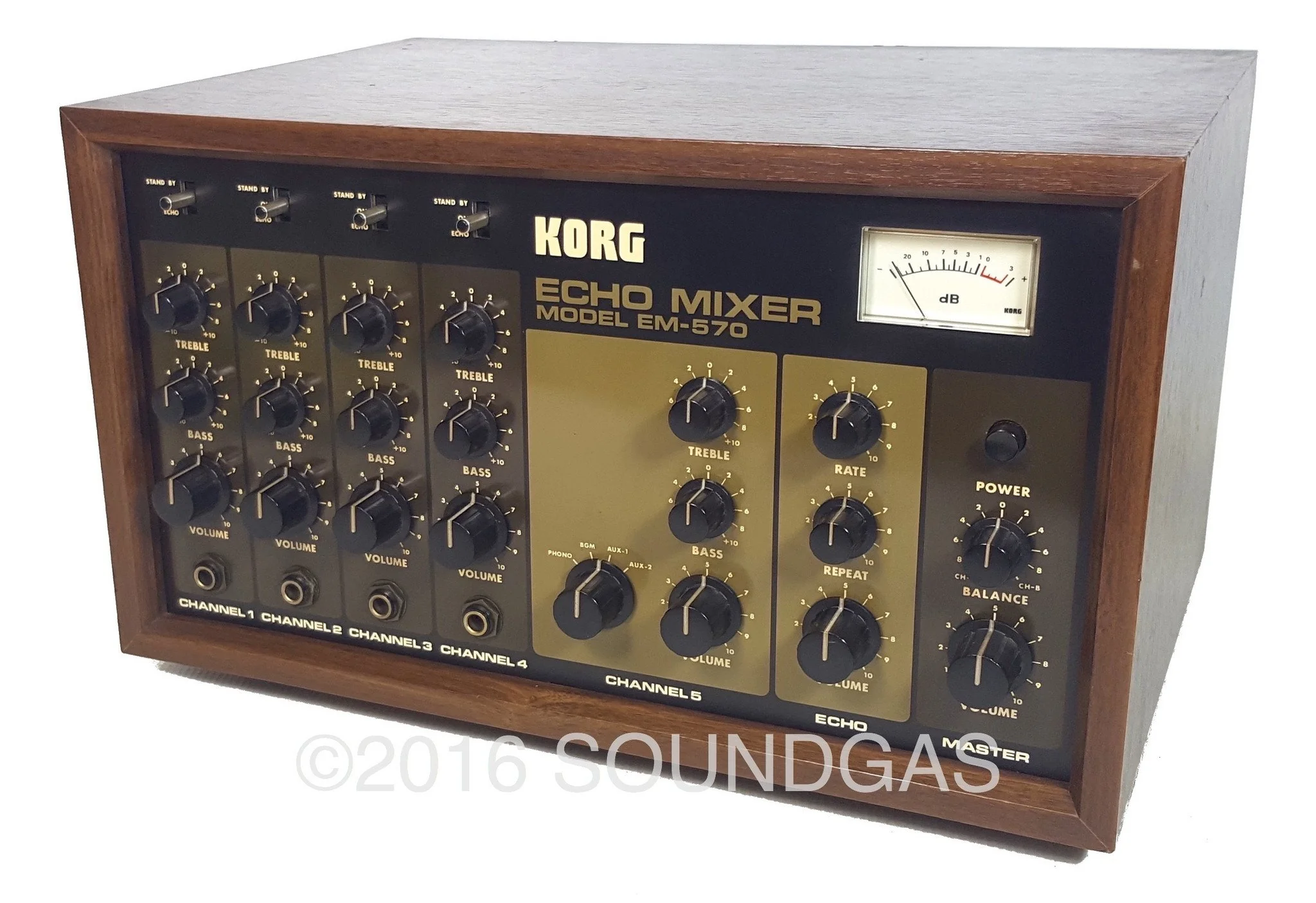 Korg EM-570 Echo Mixer (MN3005 Delay) - Image 3