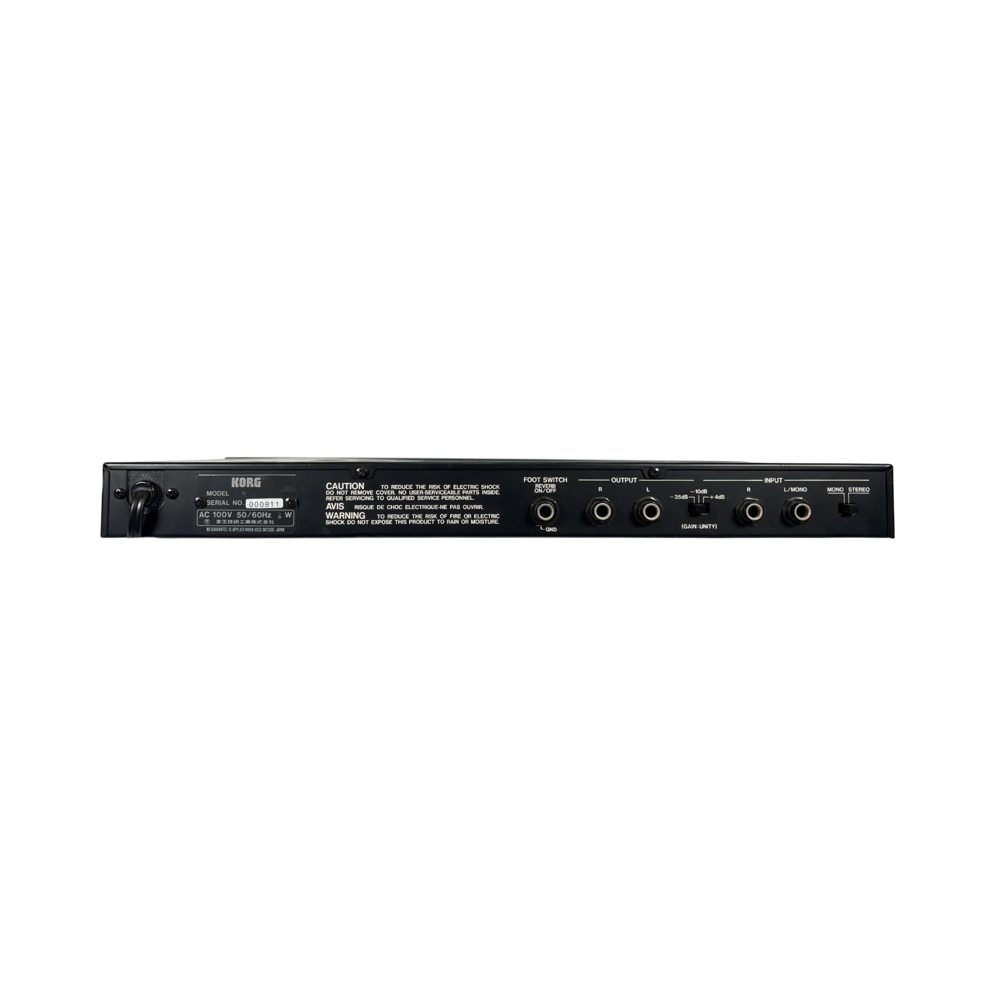 Korg GR-1 Stereo Gated Spring Reverb - SN 000811 - Image 2