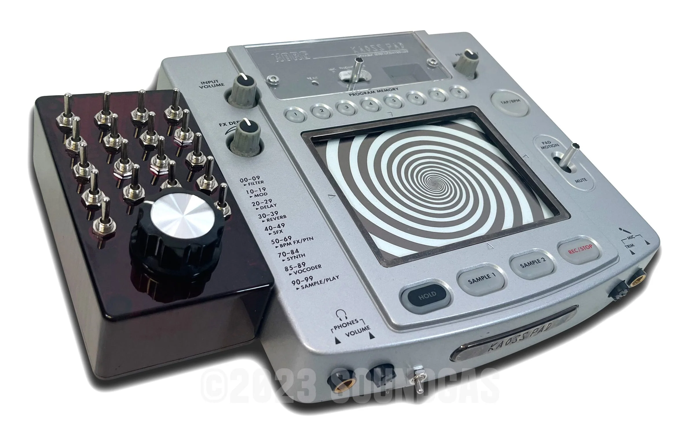 Korg Kaoss Pad KP-2 Circuitbent - Image 5