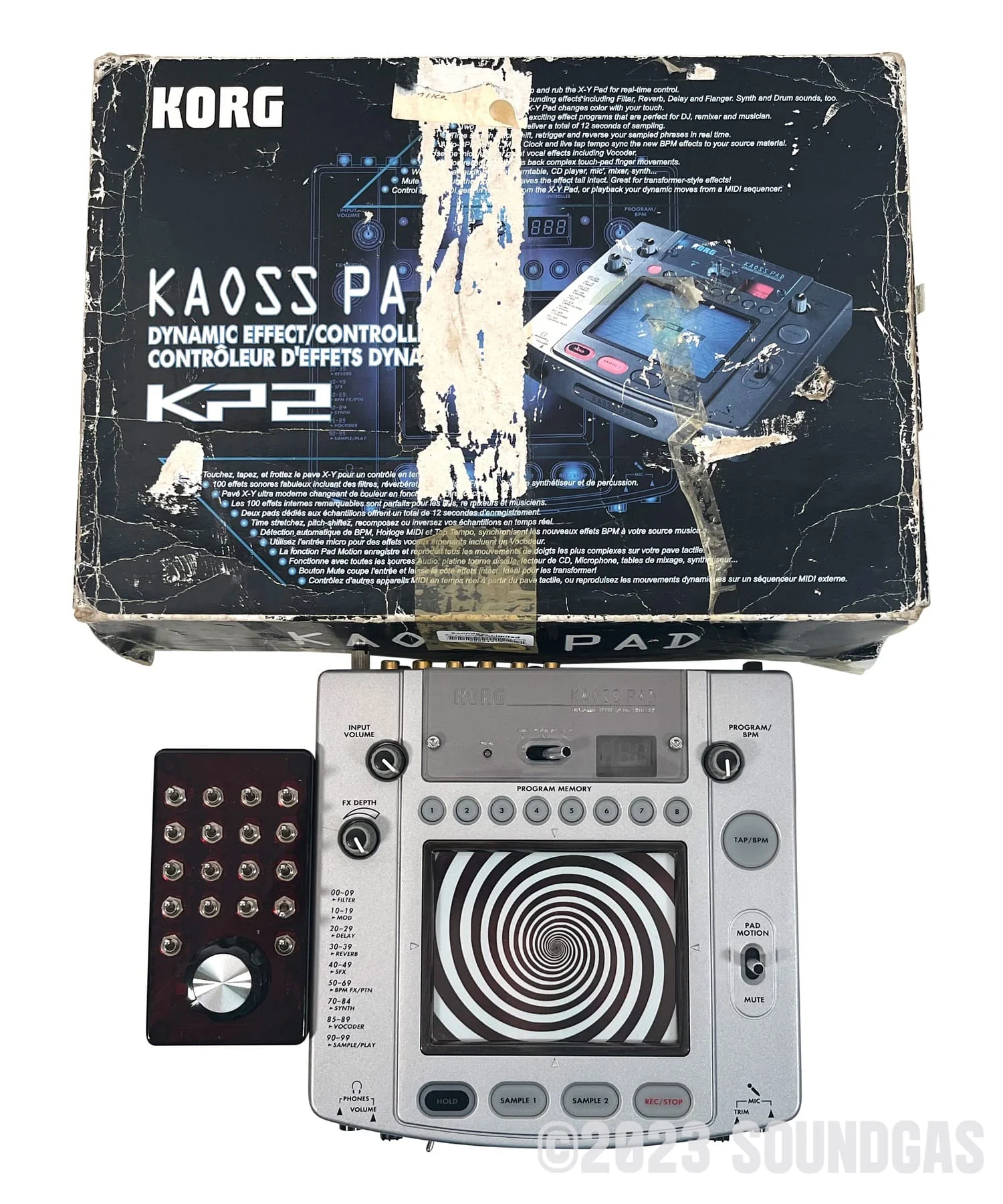Korg Kaoss Pad KP-2 Circuitbent - Image 7