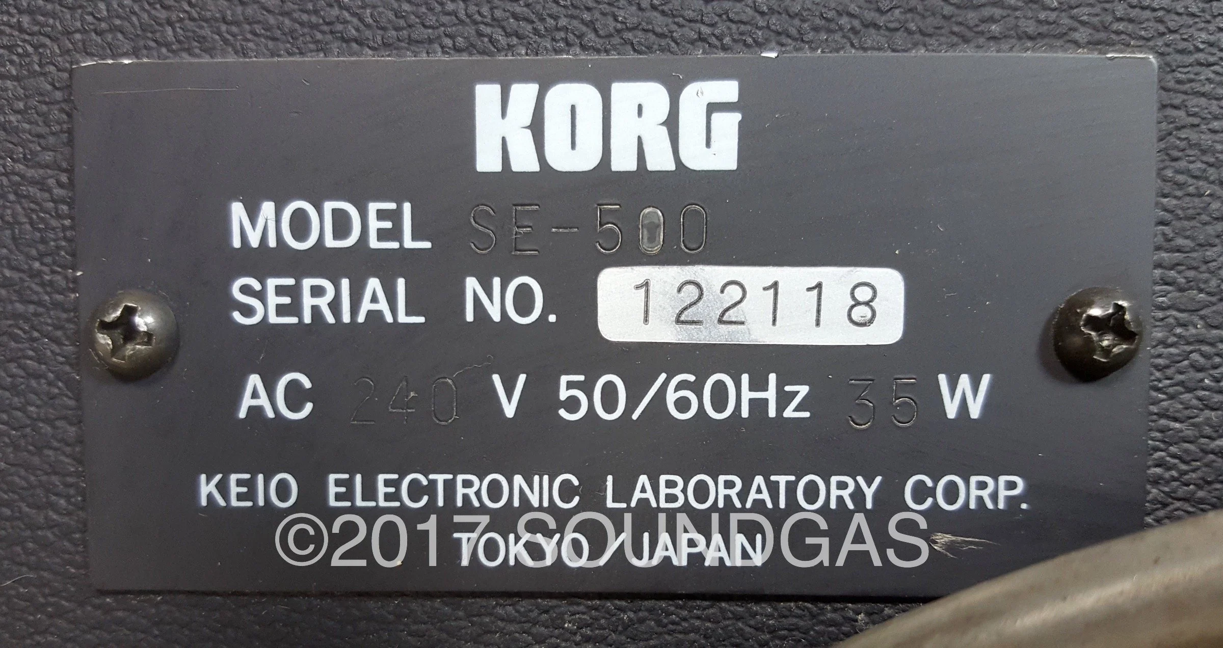 Korg SE-500 Stage Echo - Image 9