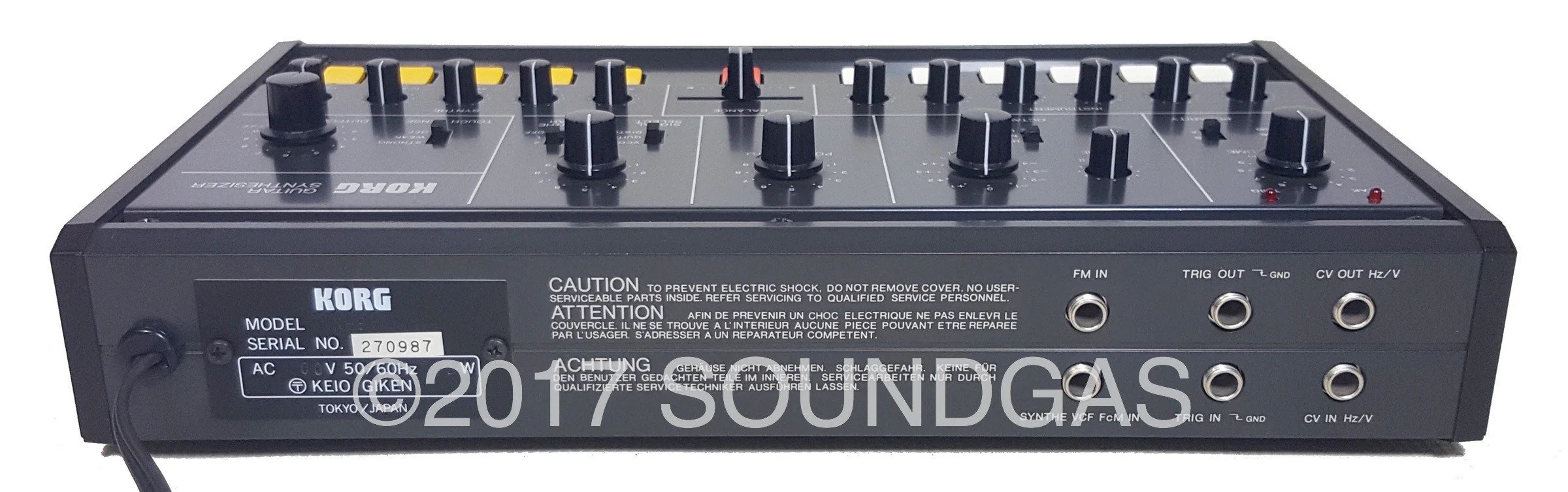 Korg X-911 Guitar Synthesizer *MINT* - Image 3