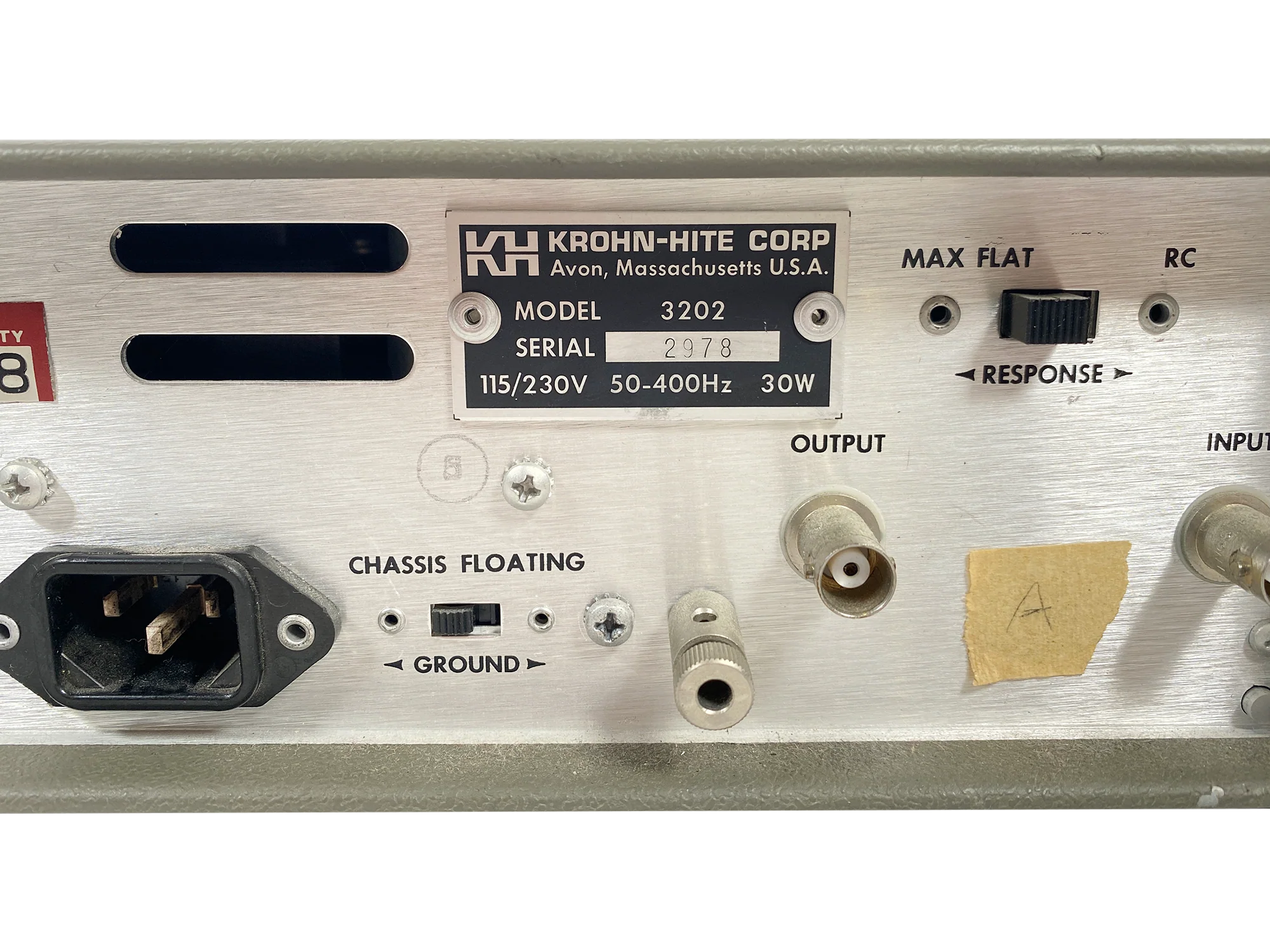 Krohn-Hite Model 3202R Rack Mount Filter - SN 2978 - Image 6