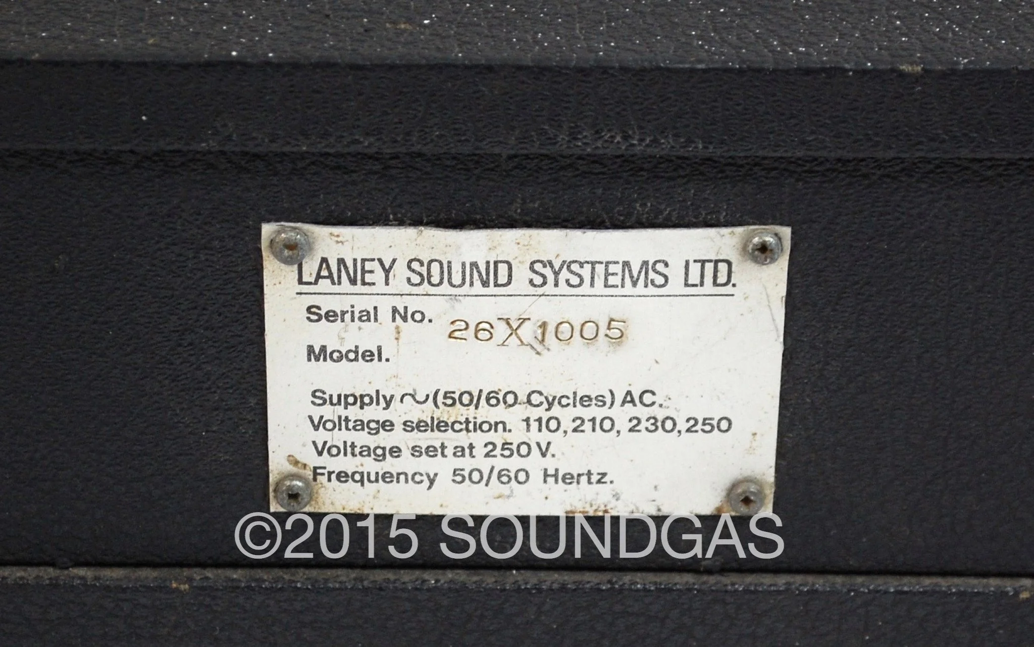 LANEY SUPERGROUP MK1 REVERBERATION UNIT - Image 6
