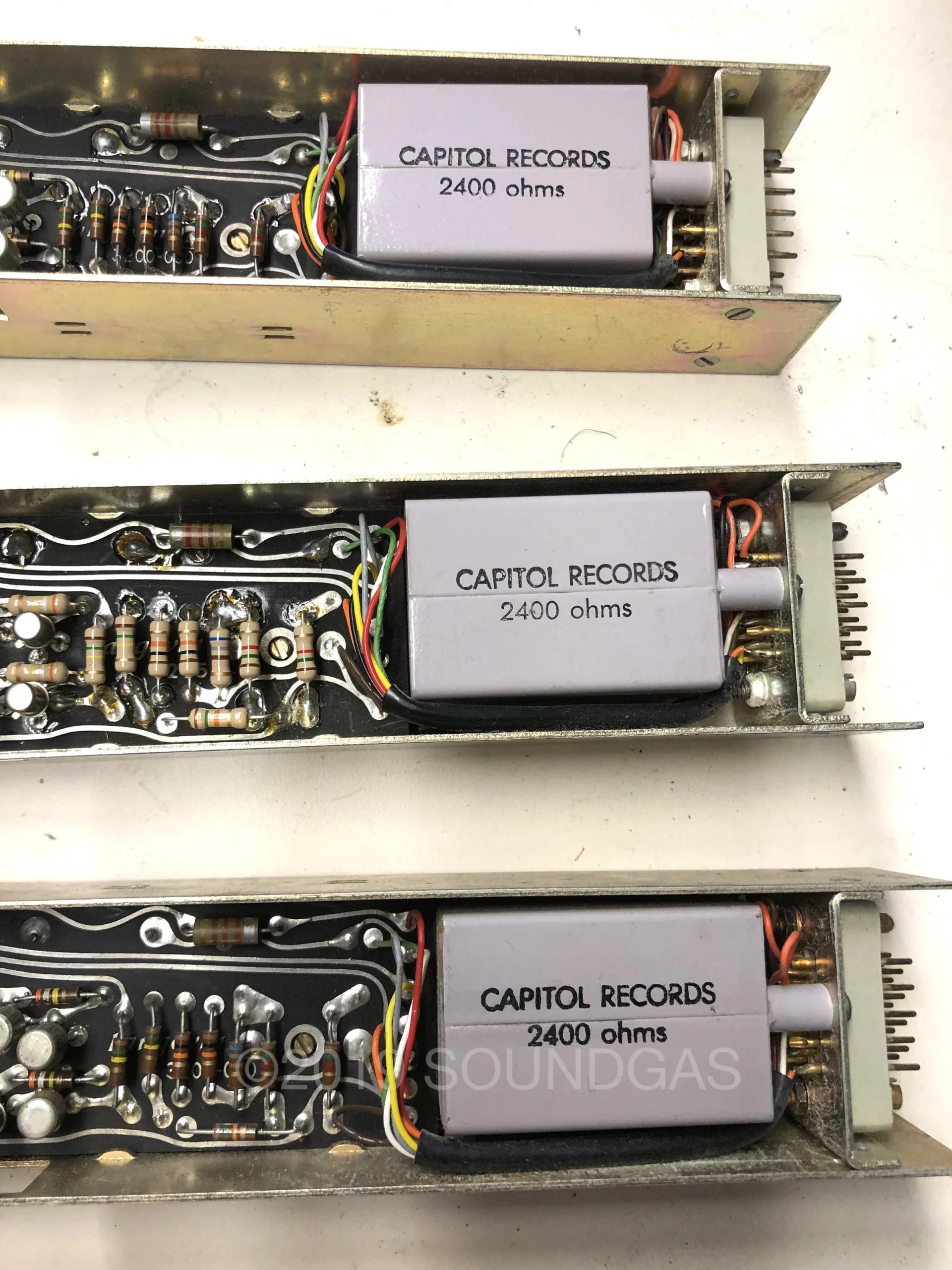 Langevin AM16 x 6 preamps in Marquette Audio Rack - Image 5