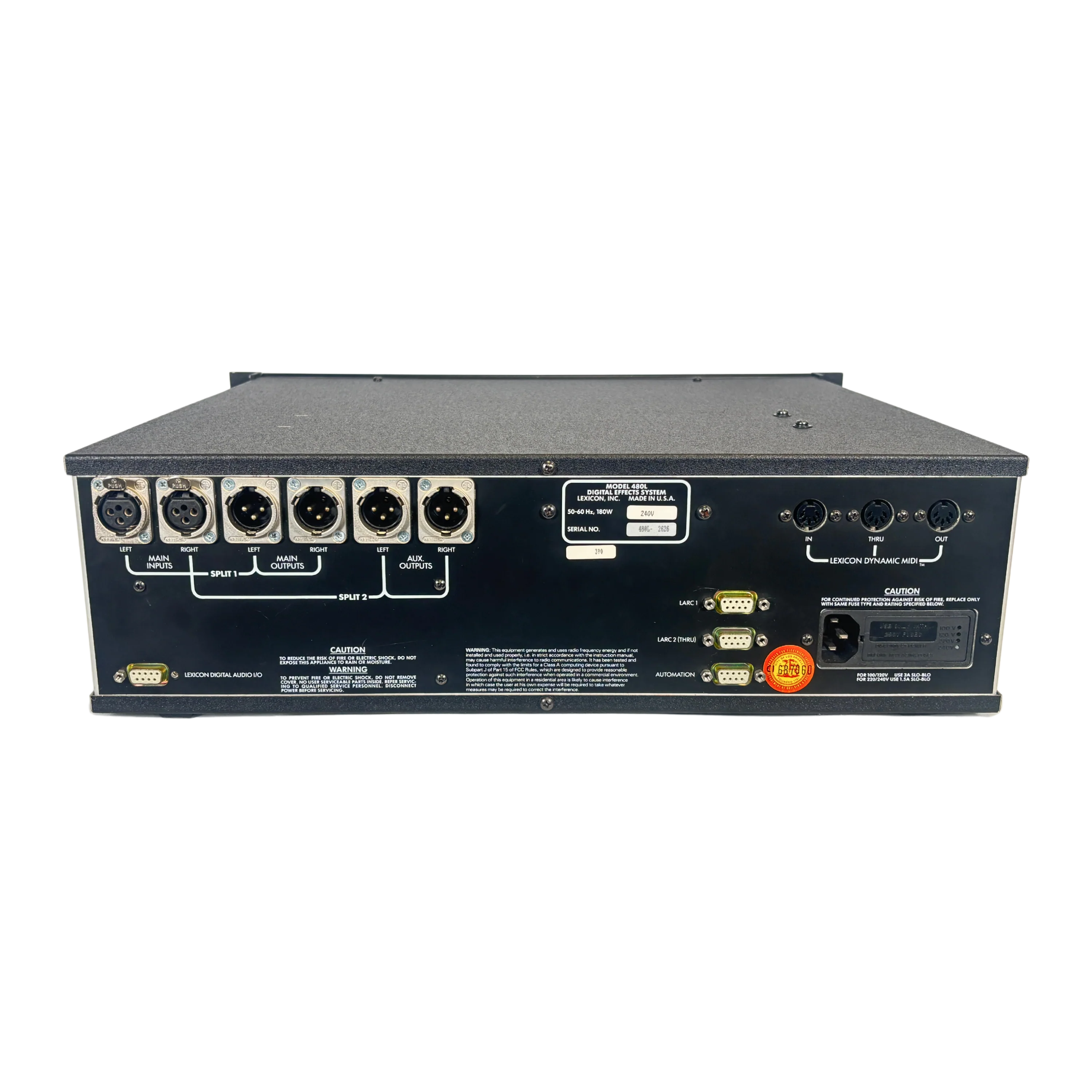 Lexicon 480L Digital Reverb + LARC- SN 2626 - Image 10