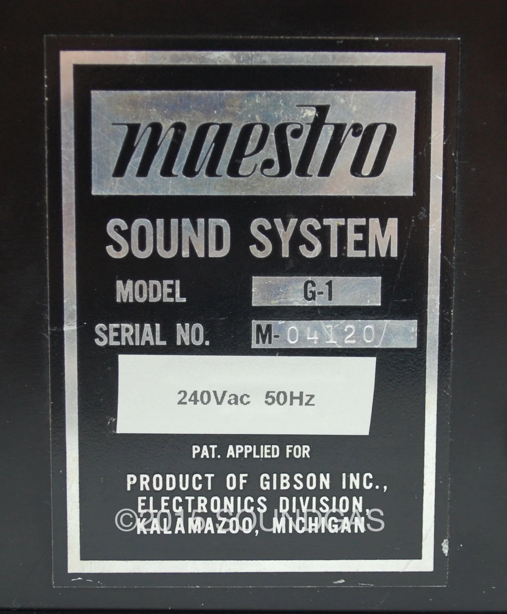 MAESTRO RHYTHM 'N SOUND G-1 - Image 9