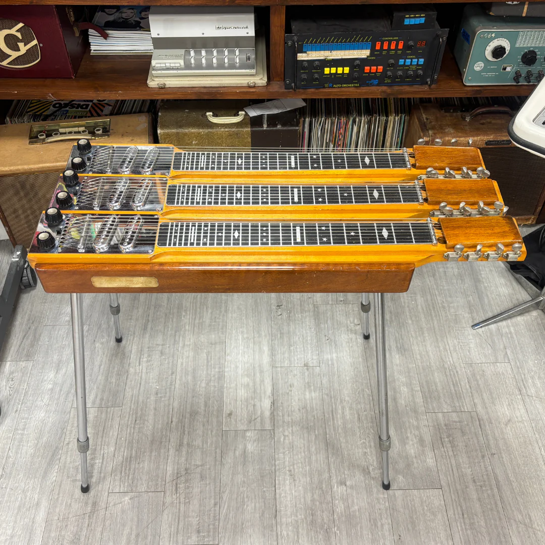 Magnatone Maestro Triple Neck 8 String Console Steel Guitar - Image 2